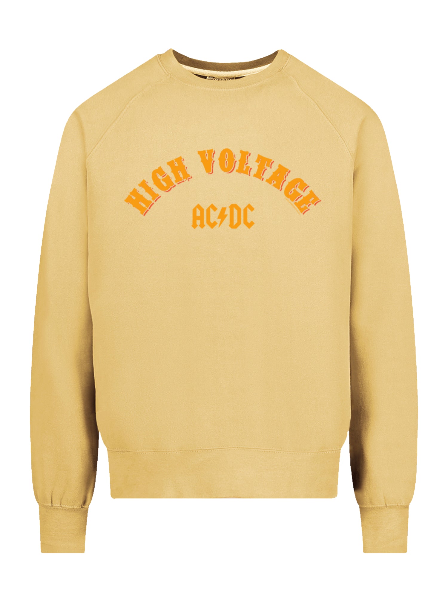 ACDC High Voltage Collegiate with Vintage Fleece Raglan Crew