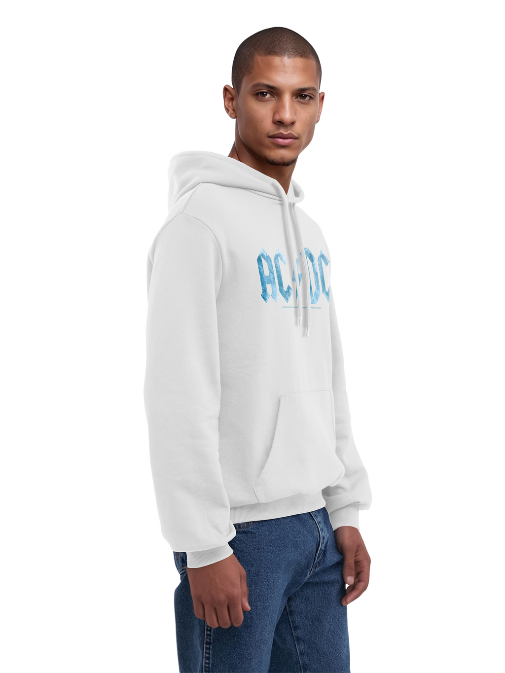 ACDC Blue Ice Logo Herren Hoodie
