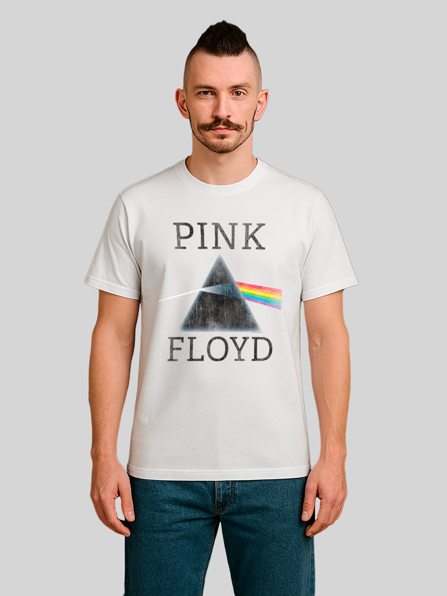 Camiseta orgánica de los hombres de Pink Floyd Dark Side of the Moon Prism