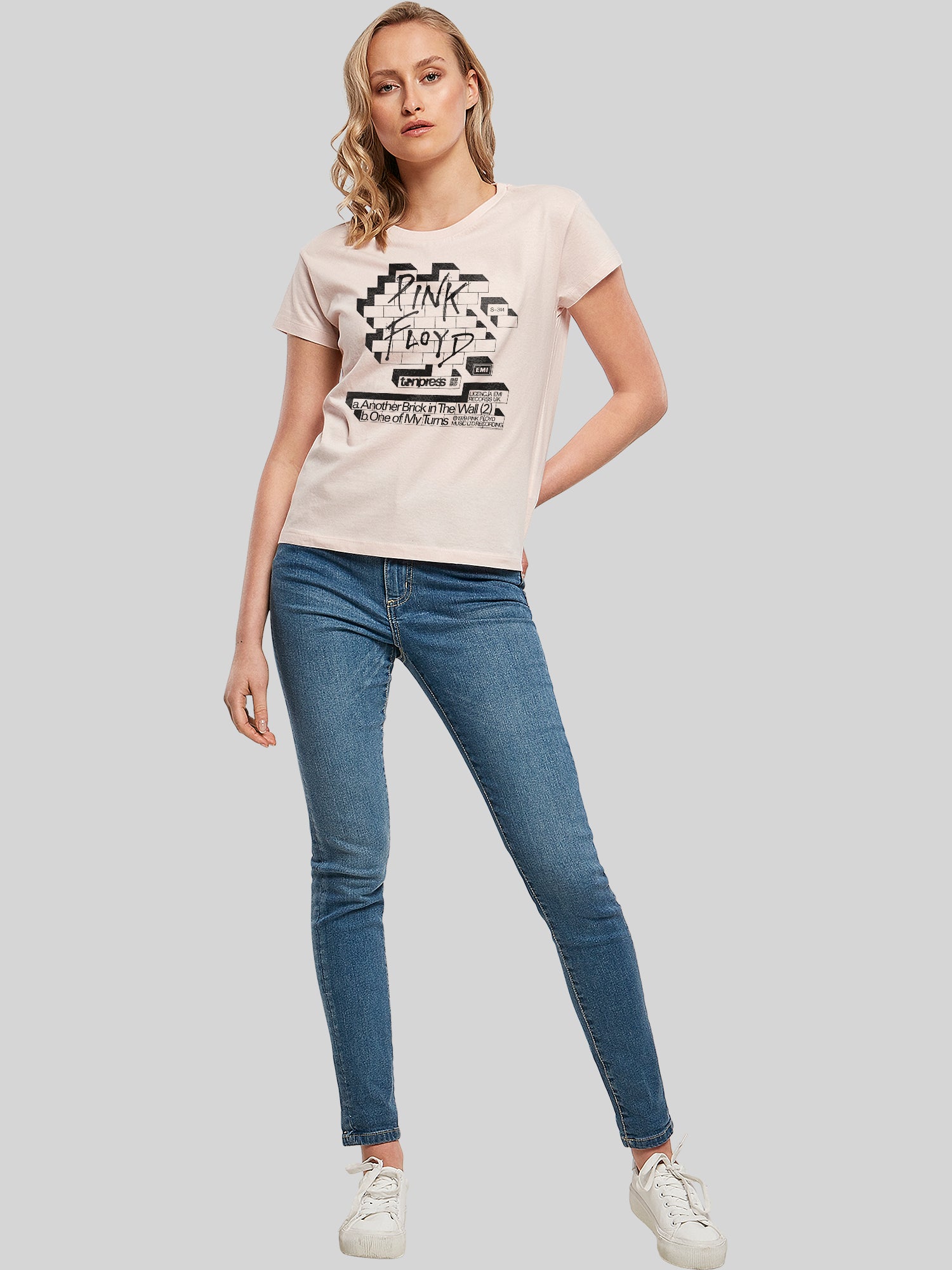 Pink Floyd Another Brick In The Wall Cover with Ladies Box Tee