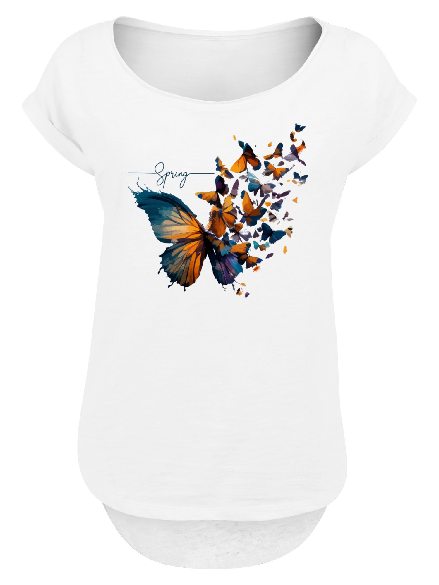 Schmetterling der Schmetterlinge Damen Long T-Shirt