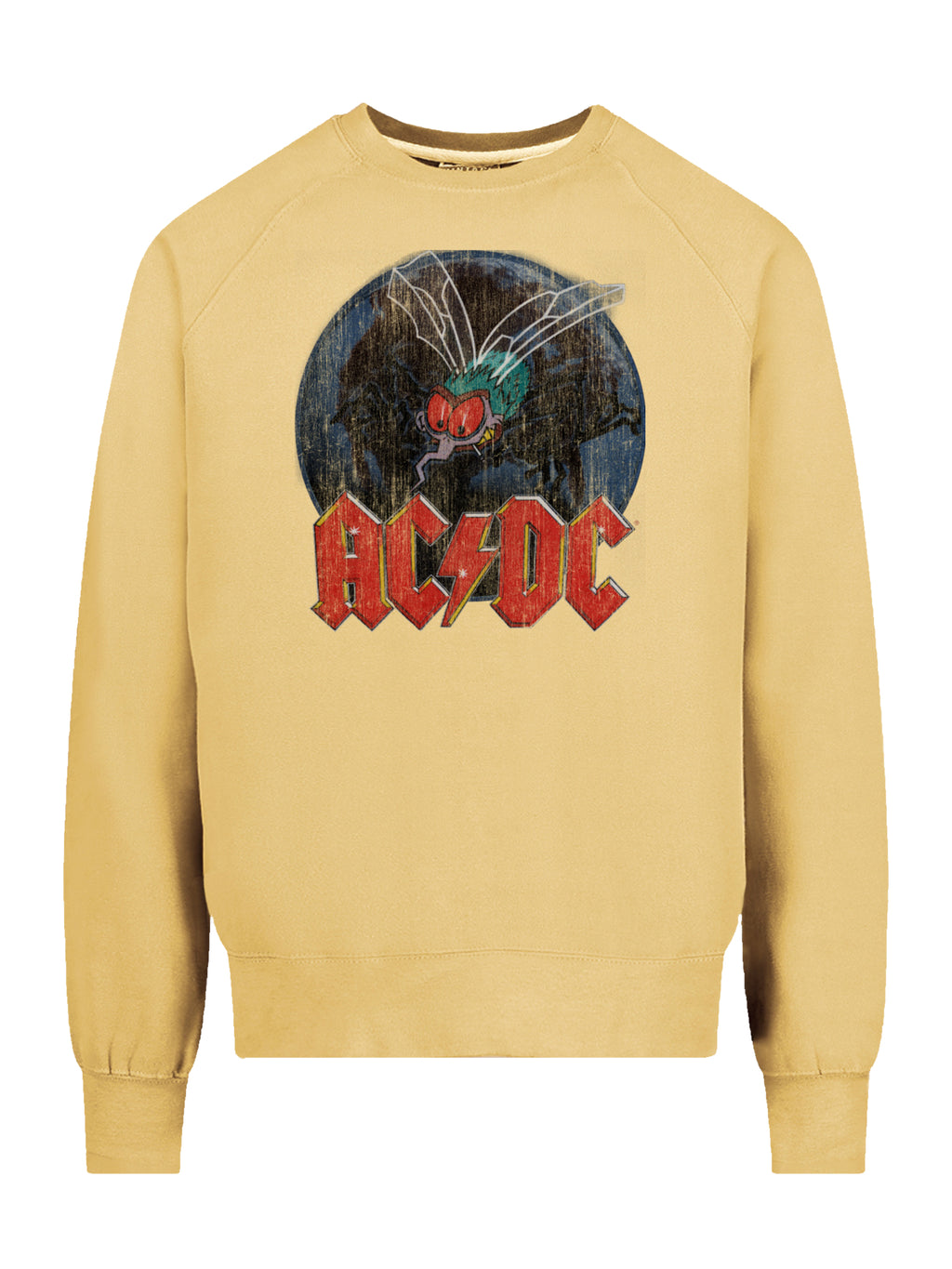 ACDC Fly On The Wall with Vintage Fleece Raglan Crew
