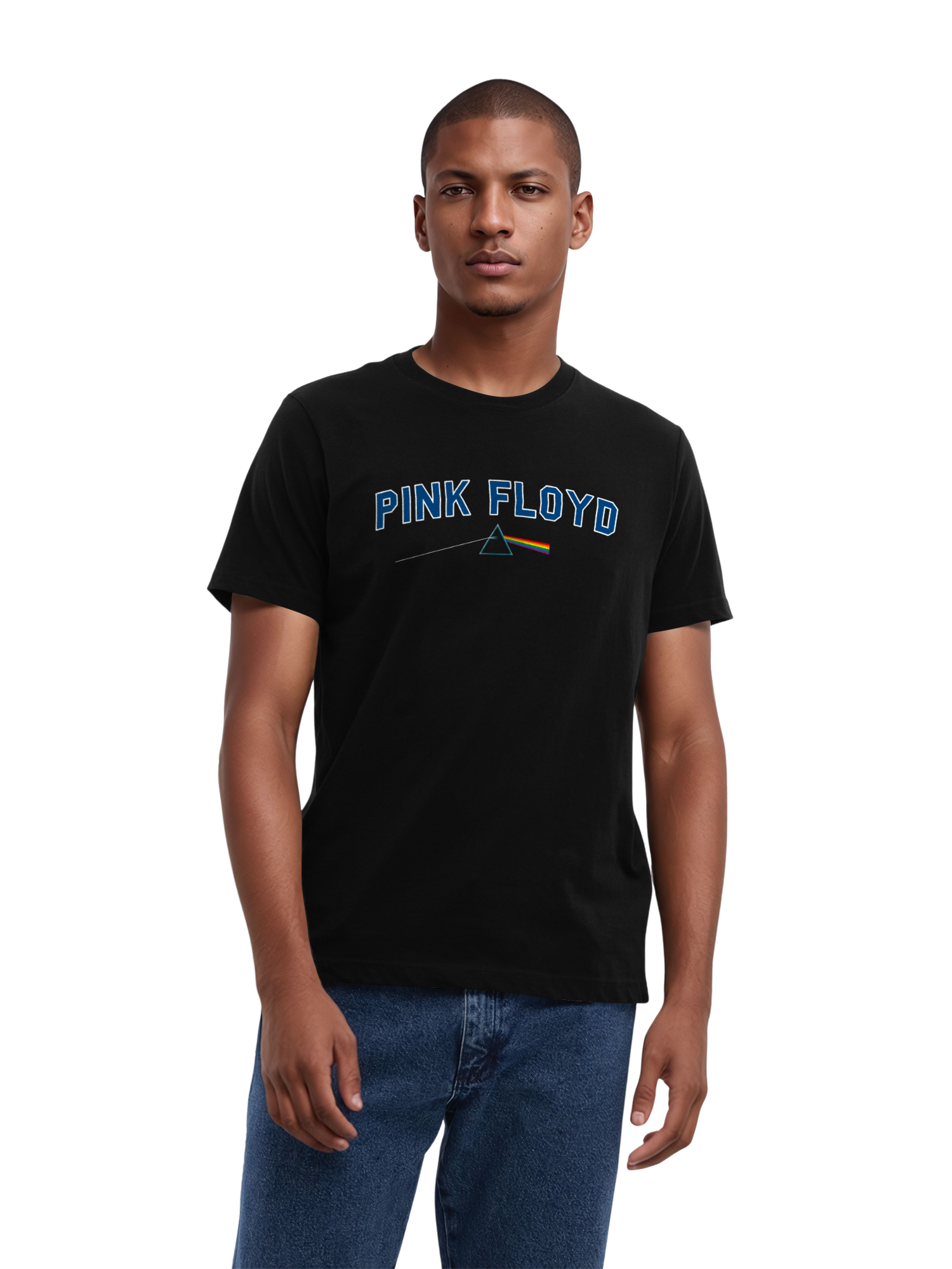 Pink Floyd College Prism with True Blanks | Mens Regular Tee