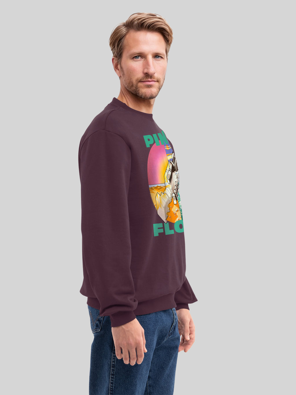 Pink Floyd desearía que estuvieras aquí sudadera orgánica para hombres