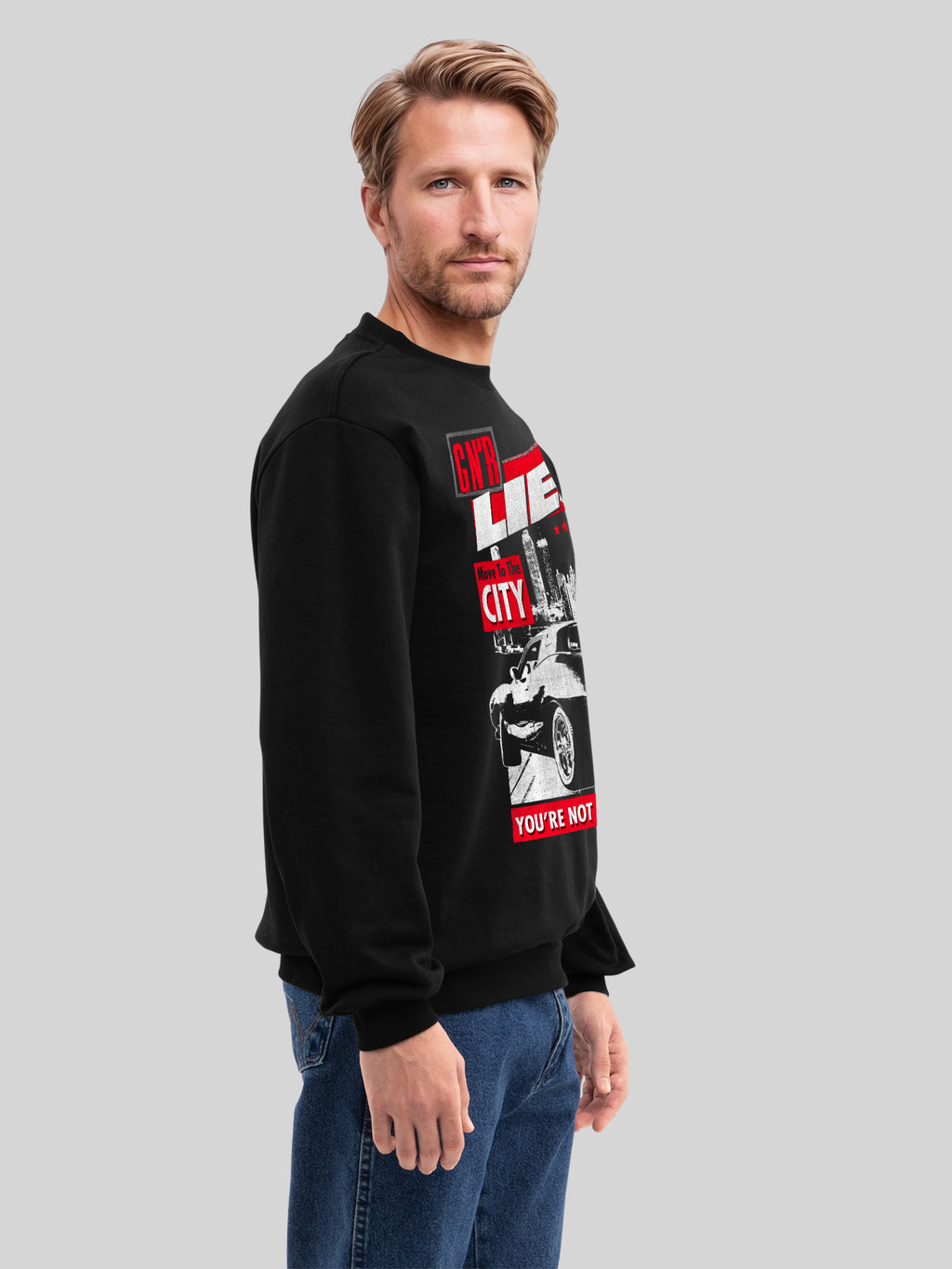 Guns N' Roses Lies City | Mens Regular Sweater