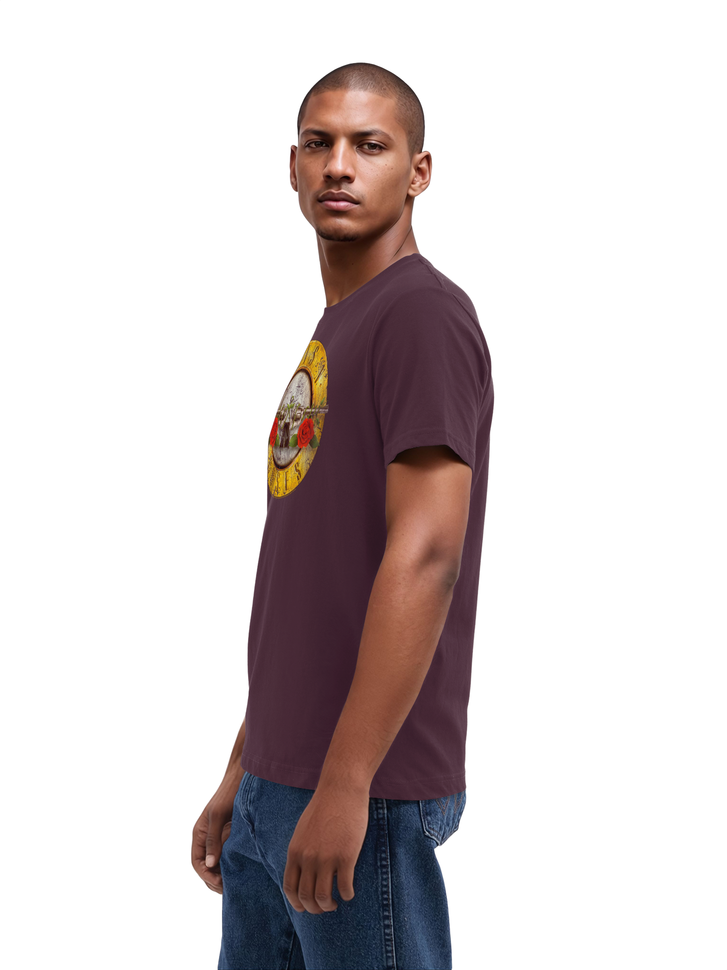 Guns 'n' Roses Vintage Bullet Logo with True Blanks | Mens Regular