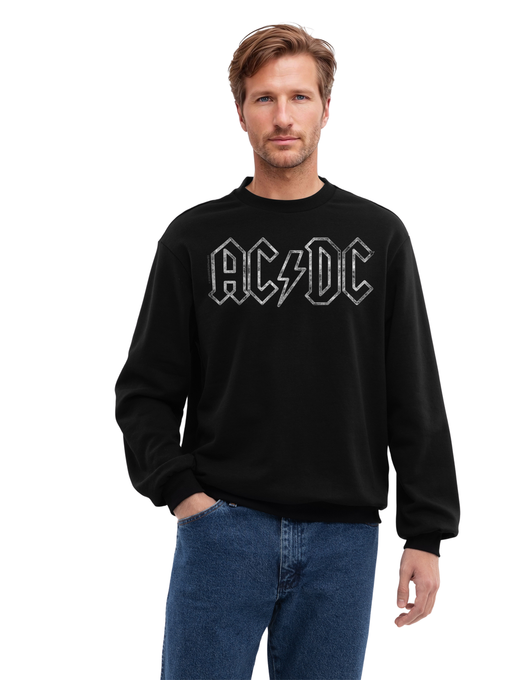 AC/DC Jagged Logo Organic Sweatshirt