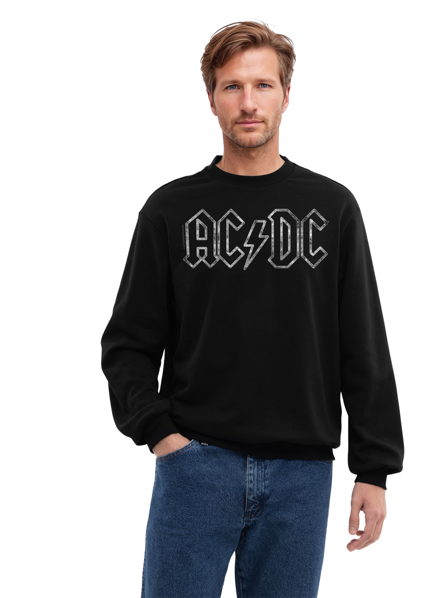 Sweat organique de logo Jagged AC / DC