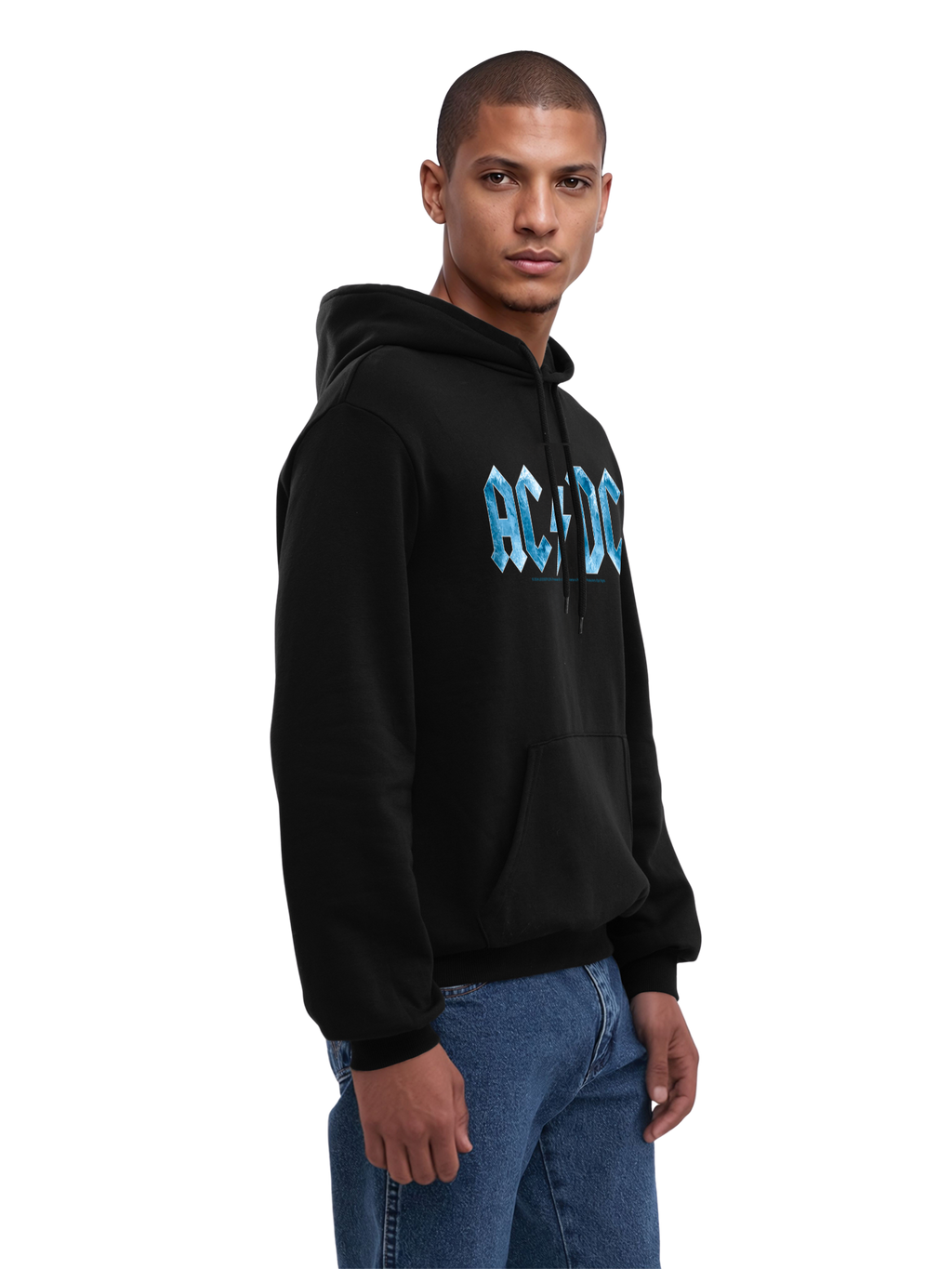 ACDC Blue Ice Logo Herren Hoodie