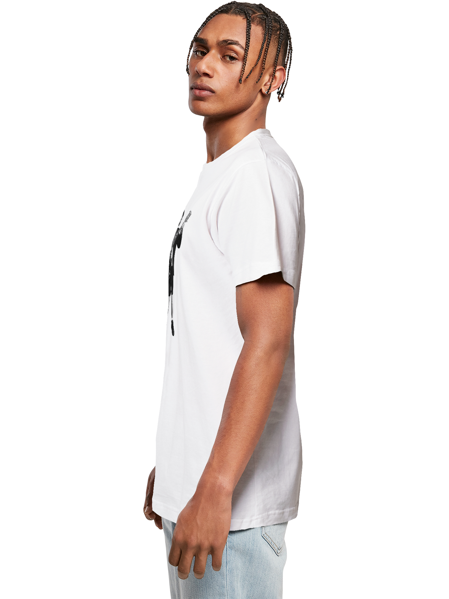 ACDC Angus Young a coupé avec du t-shirt rond