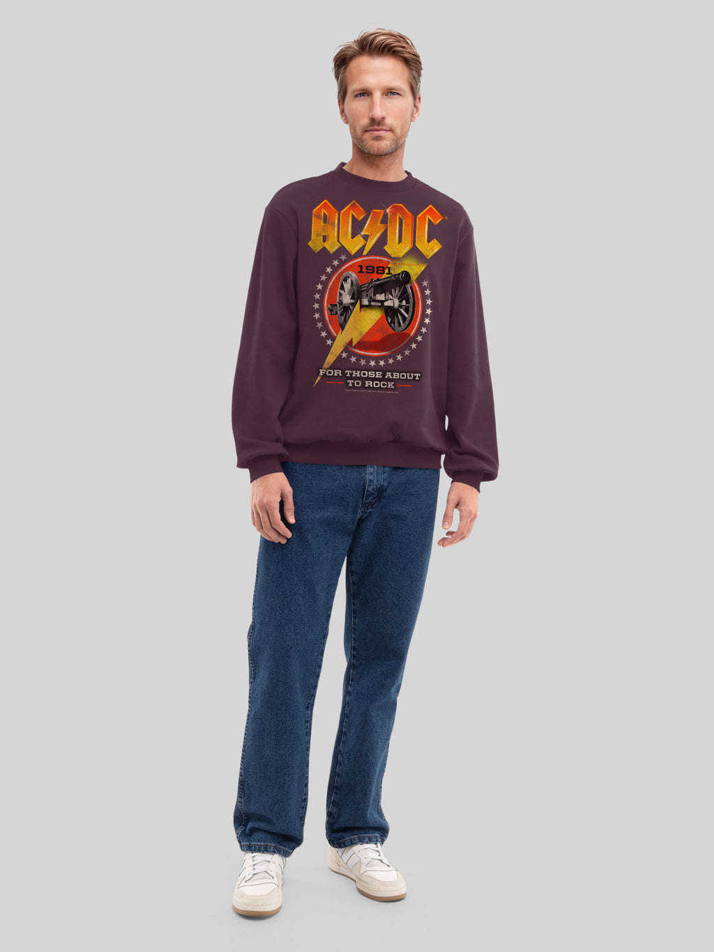 AC/DC para aquellos a punto de rockear 1981 Sweatshirt orgánico para hombres