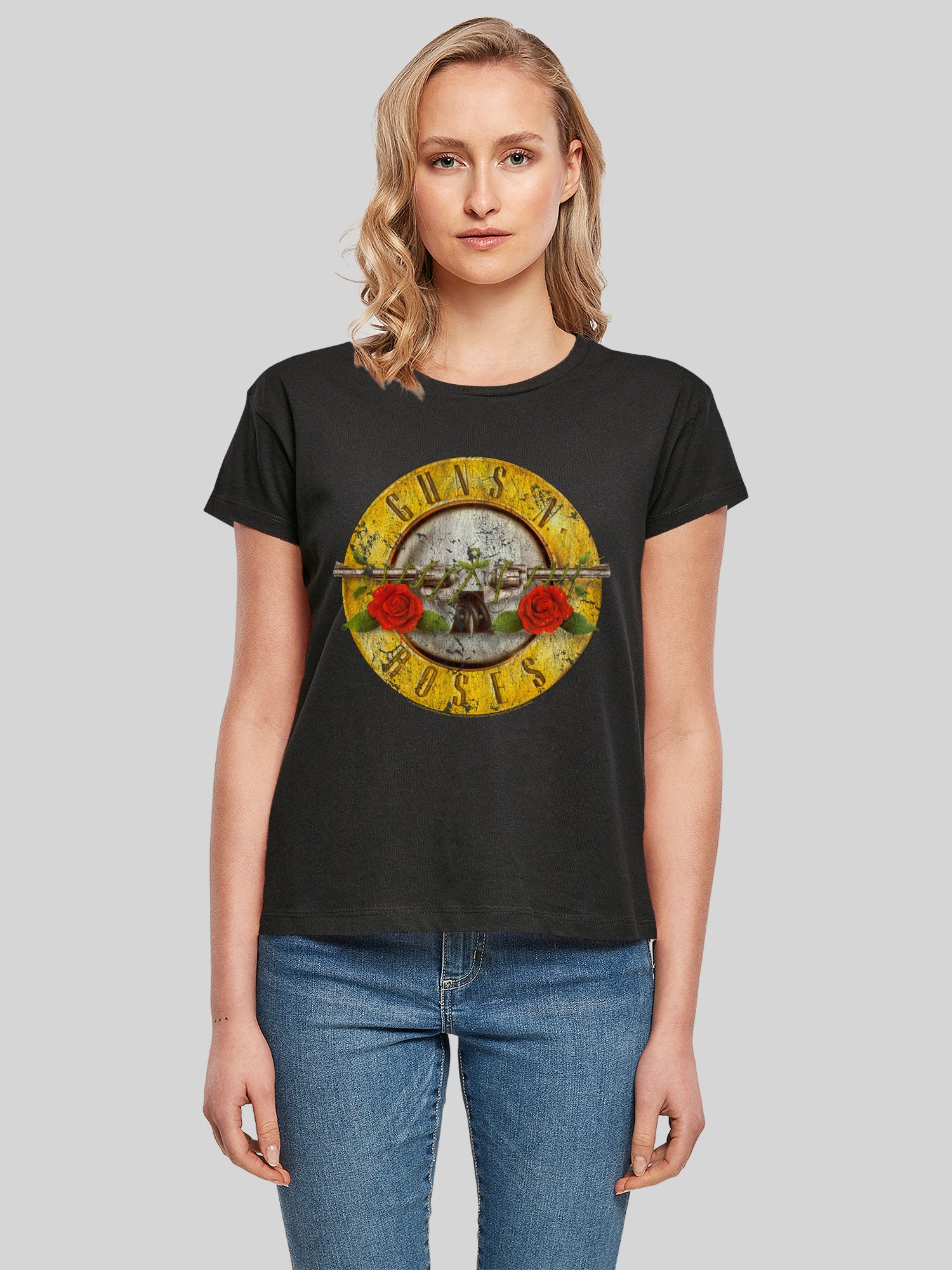 Guns 'N' Roses Vintage Bullet Logo Logies Box Tee