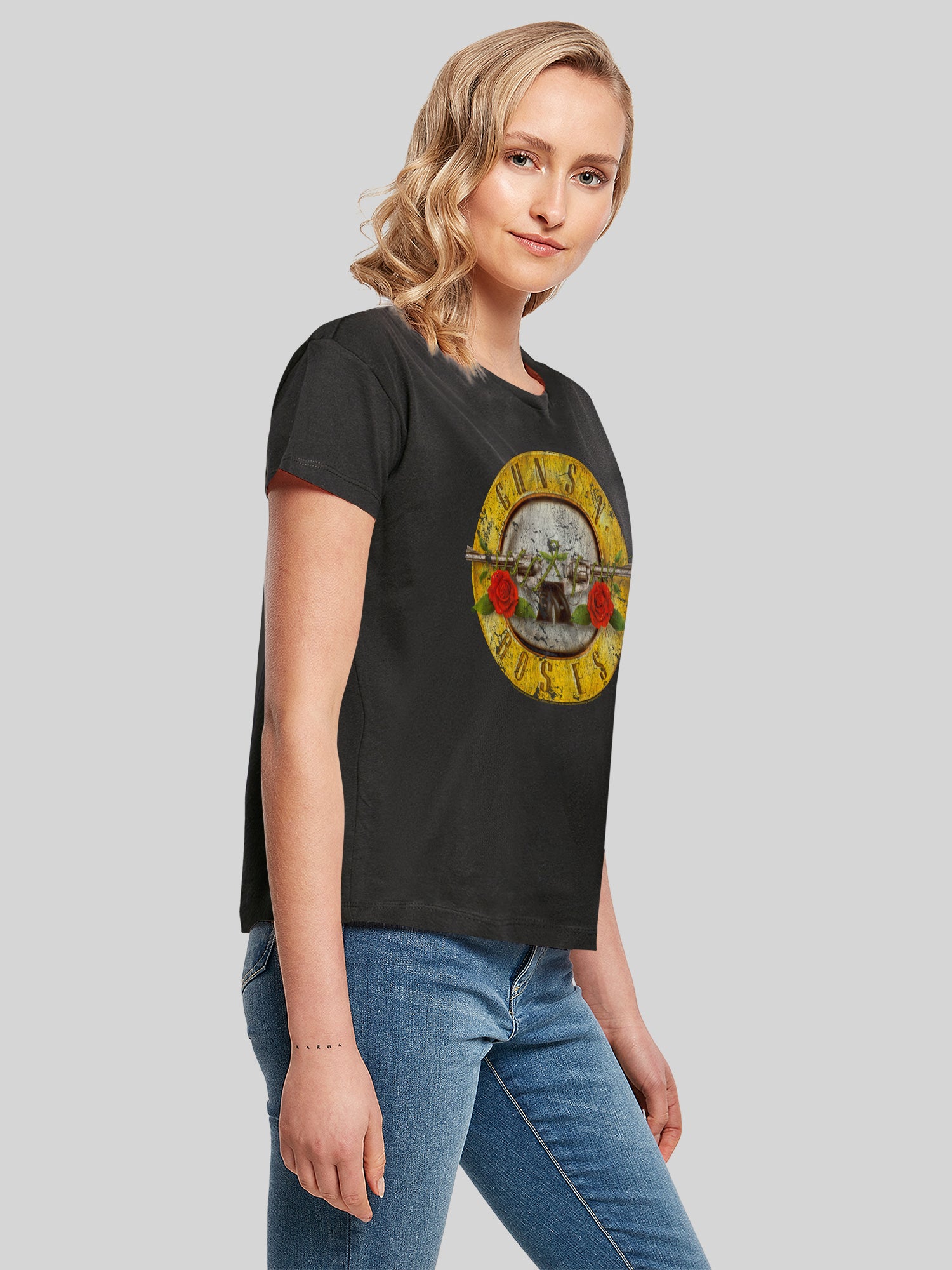 Logo Bullet vintage de Guns 'N' Roses avec des dames