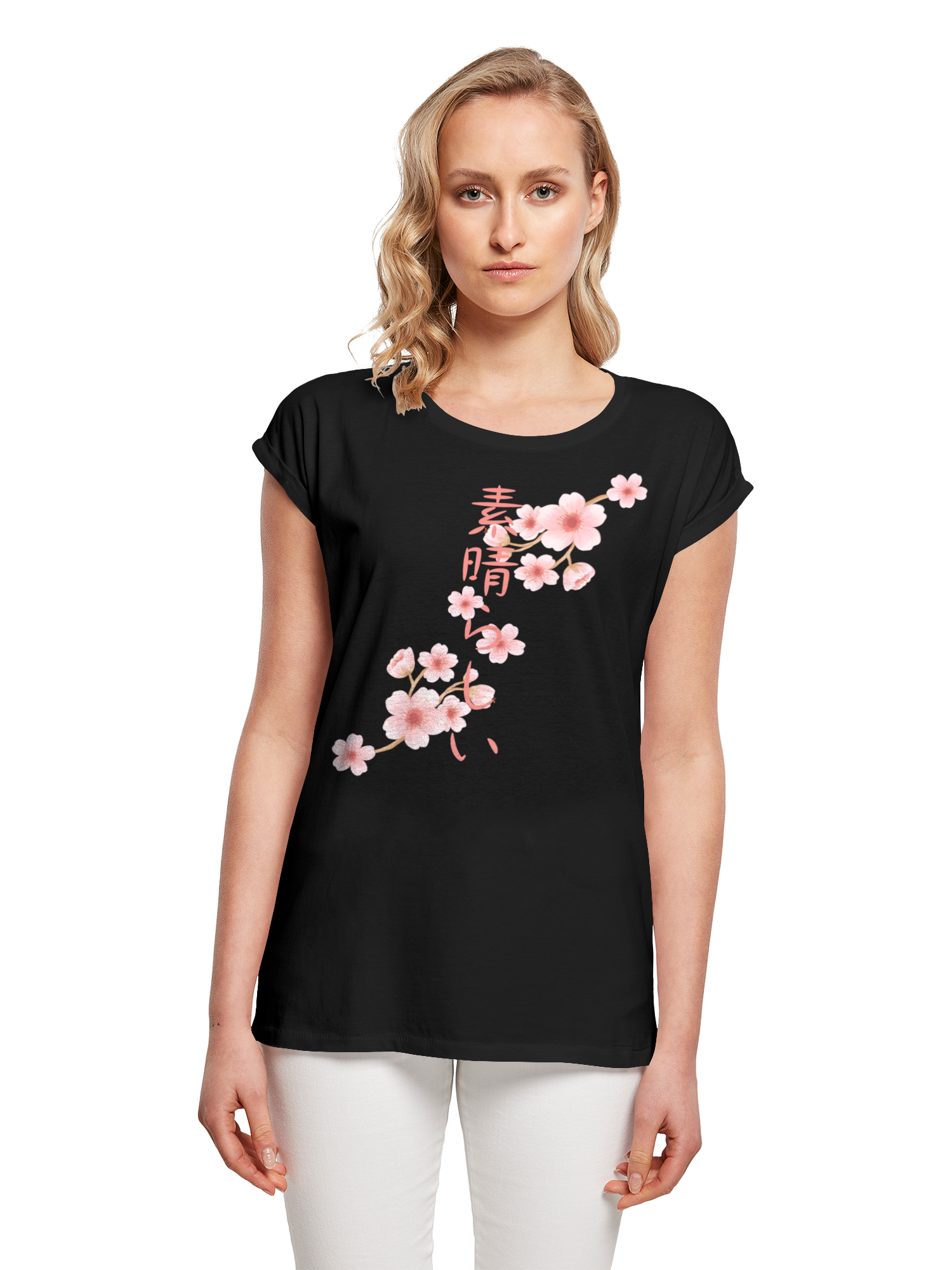 Kirschblüten Asien Damen T-Shirt
