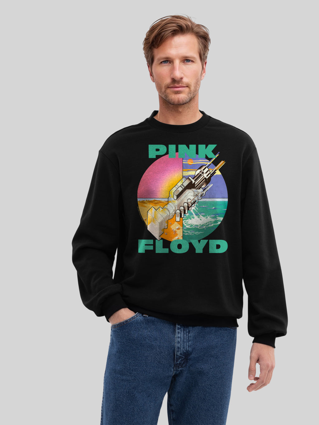 Pink Floyd desearía que estuvieras aquí sudadera orgánica para hombres