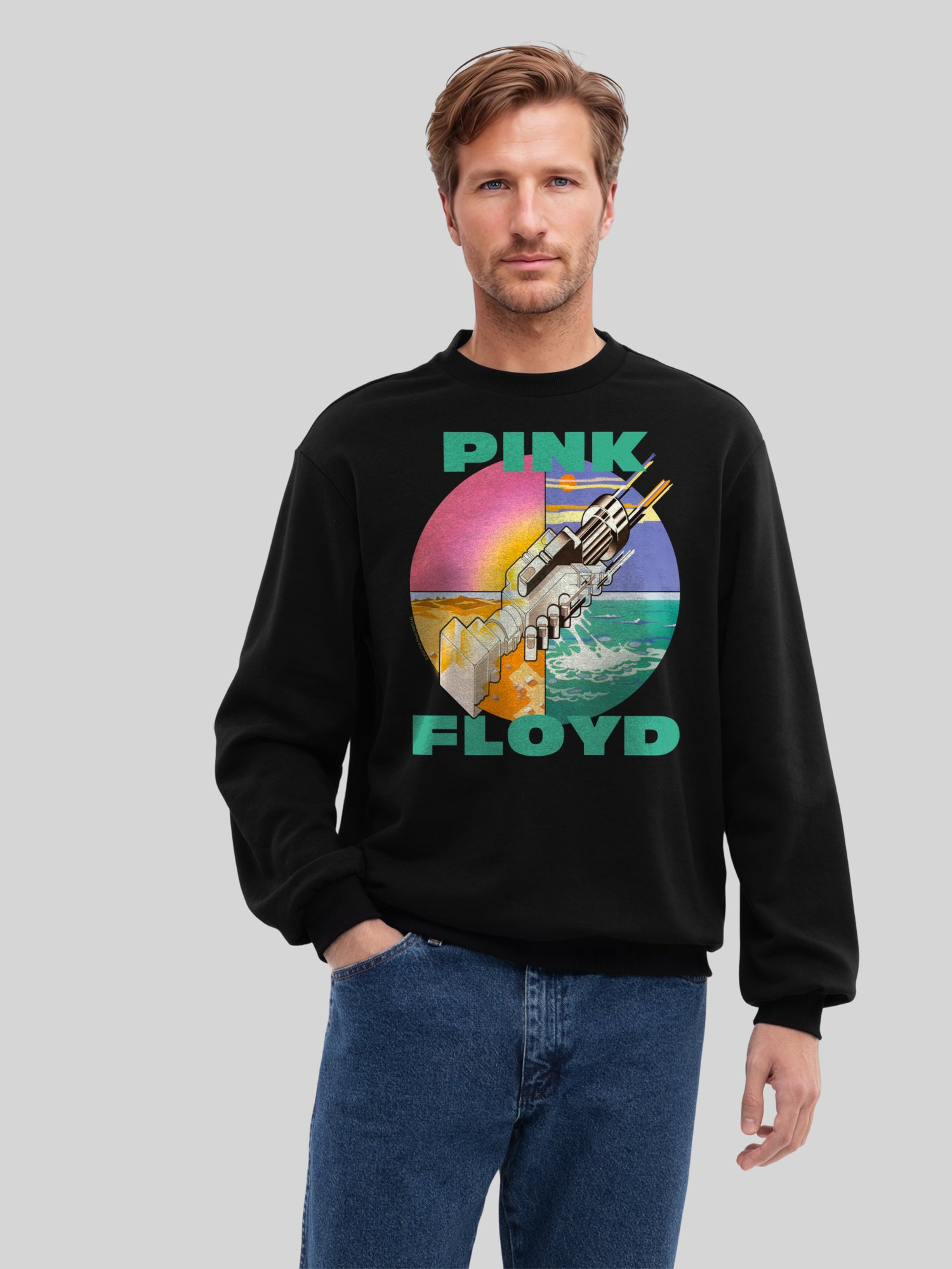 Pink Floyd desearía que estuvieras aquí sudadera orgánica para hombres
