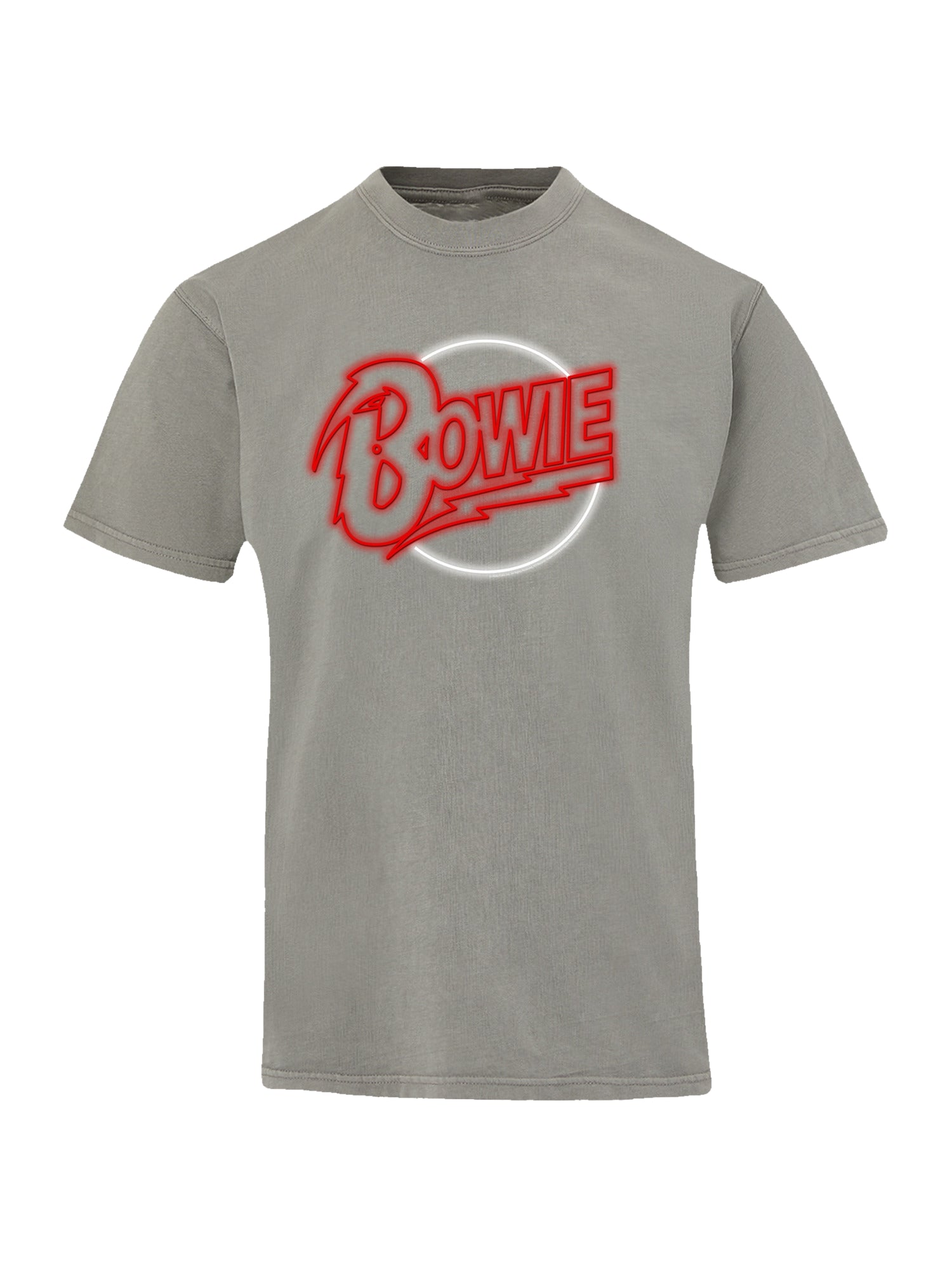 Logo David Bowie Neon avec Tee Color Color