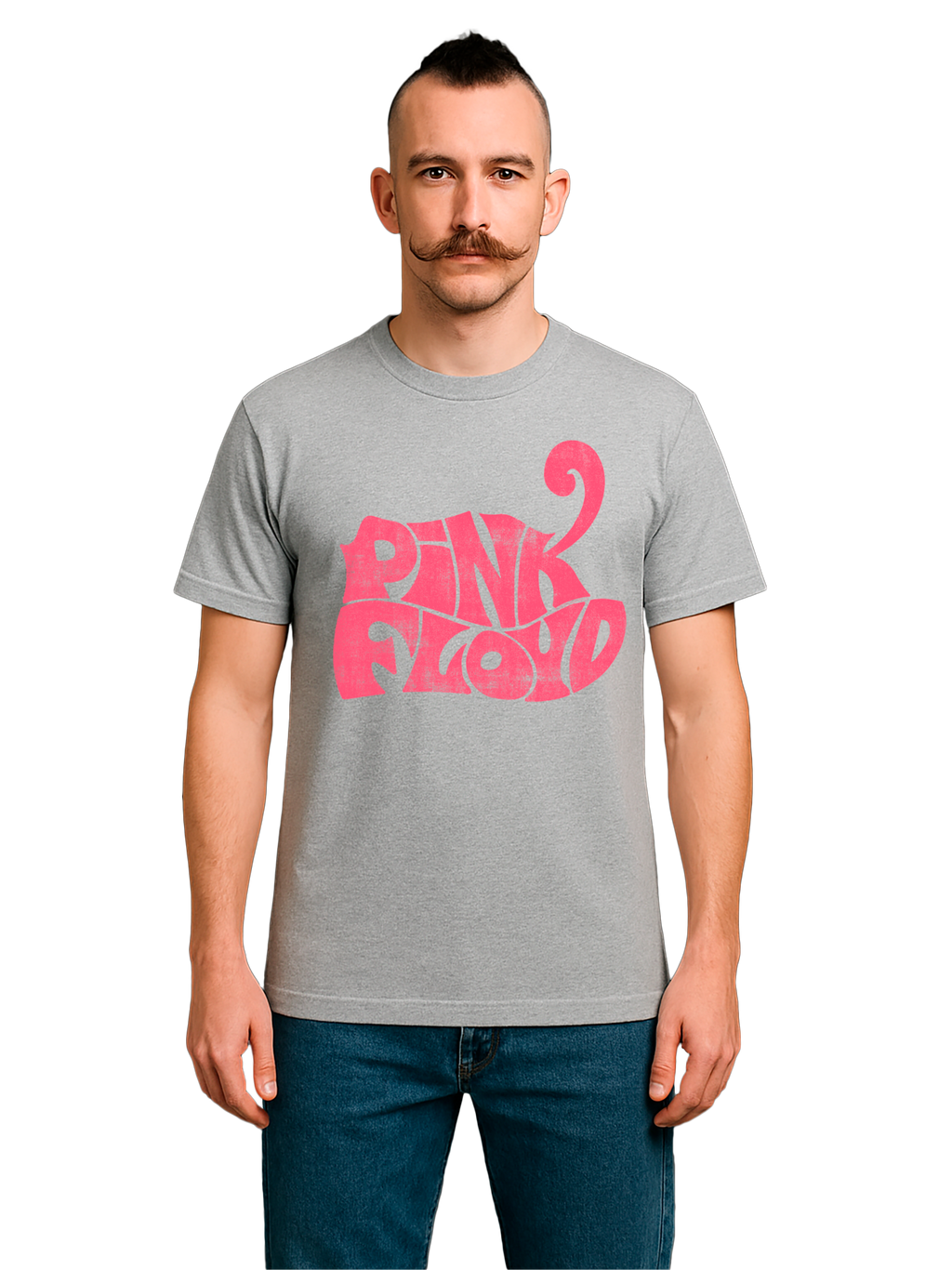 Pink Floyd Retro Logo Navy Men's Organic T-Shirt