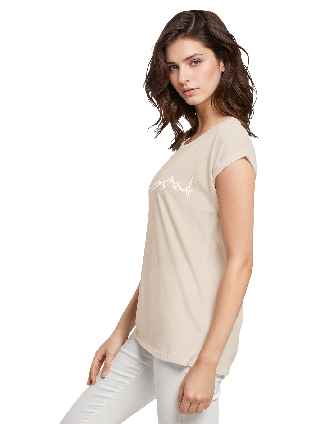 Berg Herzschlag Damen T-Shirt