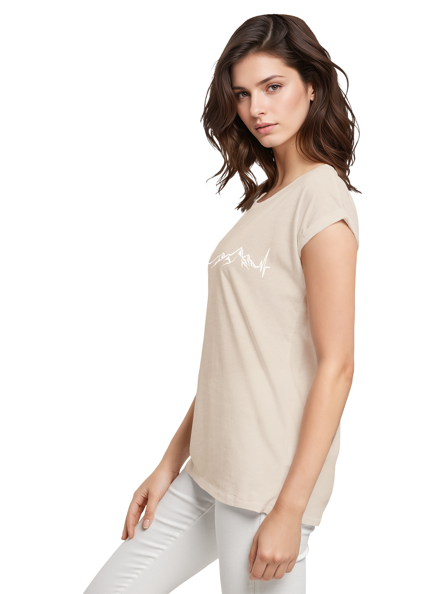 Berg Herzschlag Damen T-Shirt
