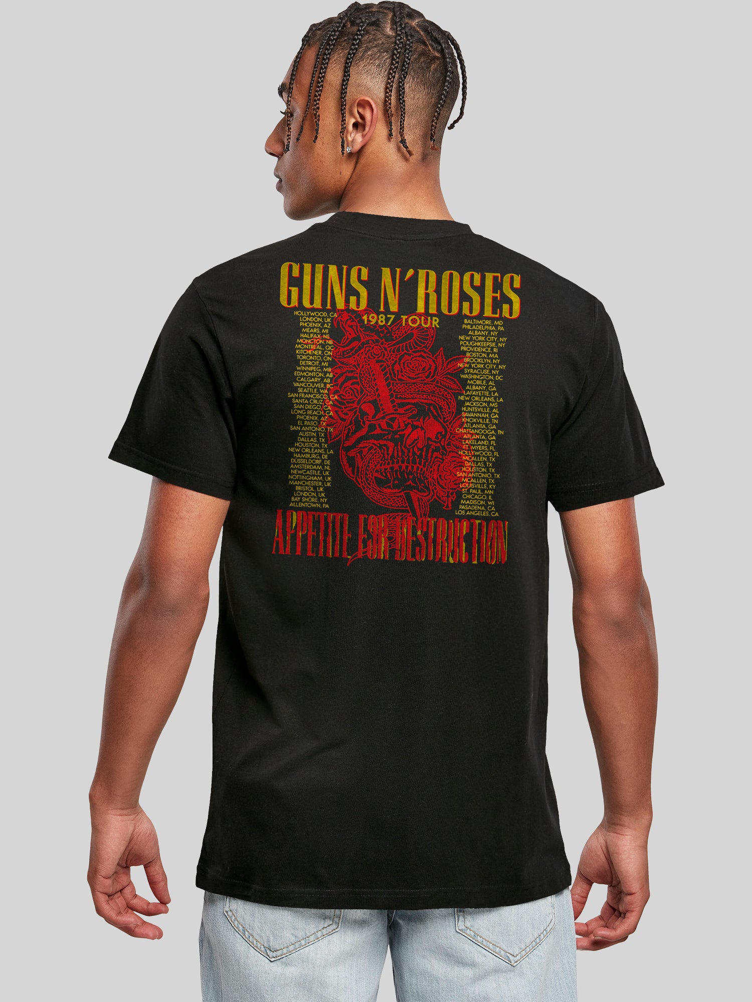 Affiche de concert vintage de Guns N 'Roses 1987 | T-shirt