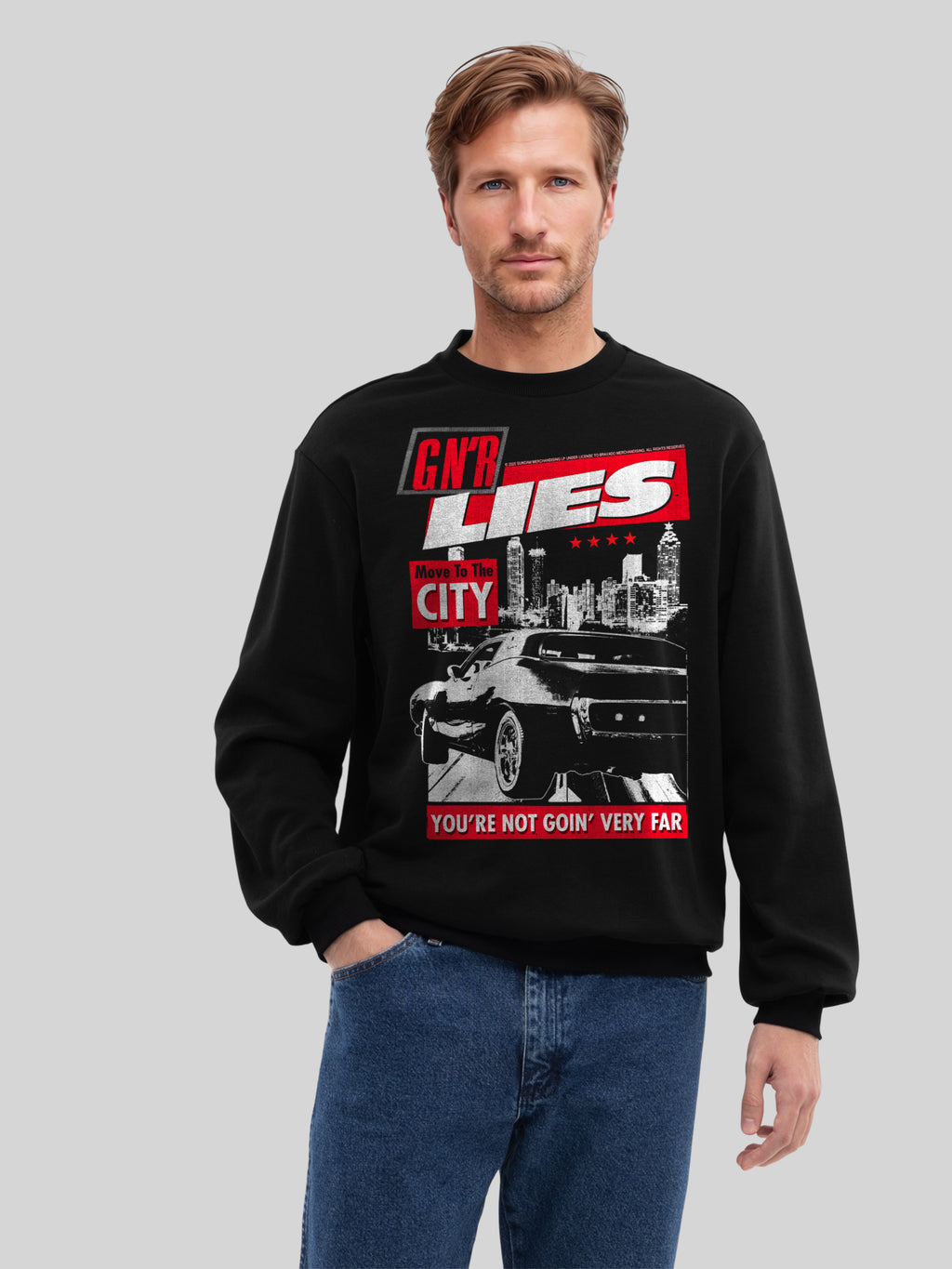 Guns N' Roses Lies City | Mens Regular Sweater