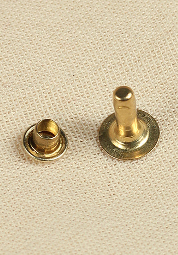 Hollow Rivet Ø6,8 x 10,5 mm Iron/Brass