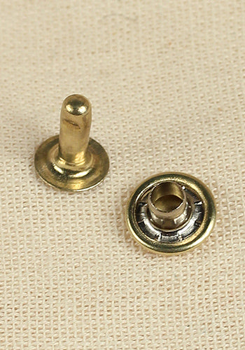 Hollow Rivet Ø9,0 x 8,5 mm Iron/Brass