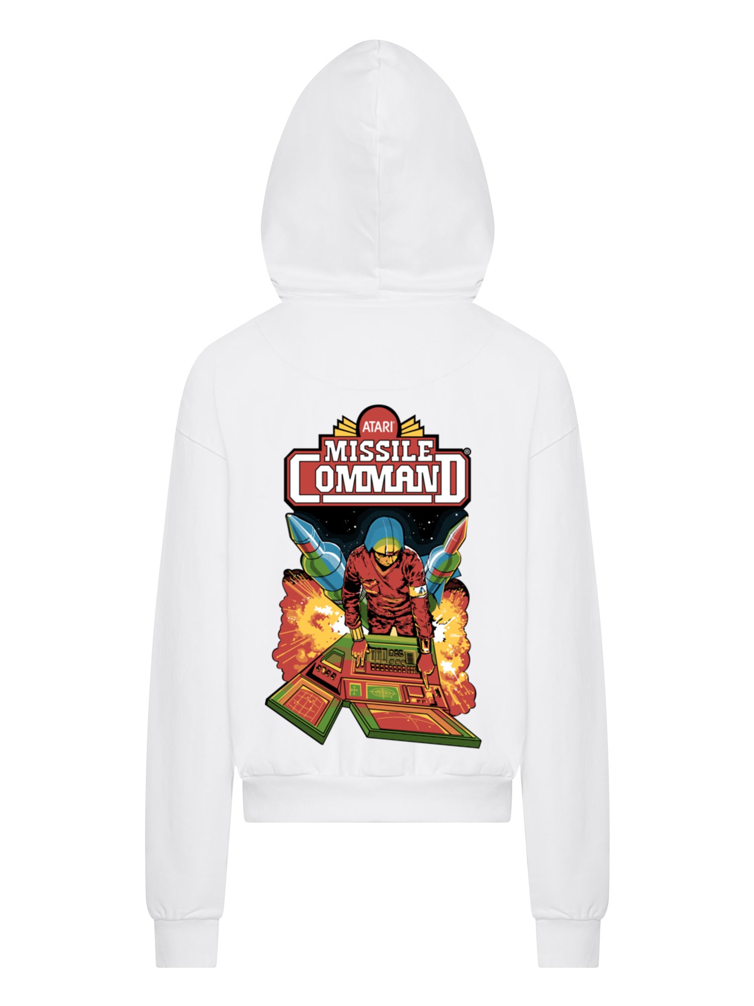 Atari Games Red Retro Gaming and Missile Command Hanger Atari Retro Gaming with Ultra Heavy Hoody