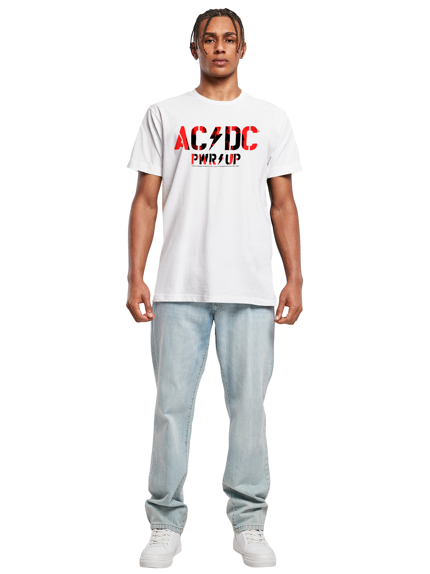 T-shirt de logo AC / DC Pwrup Photo