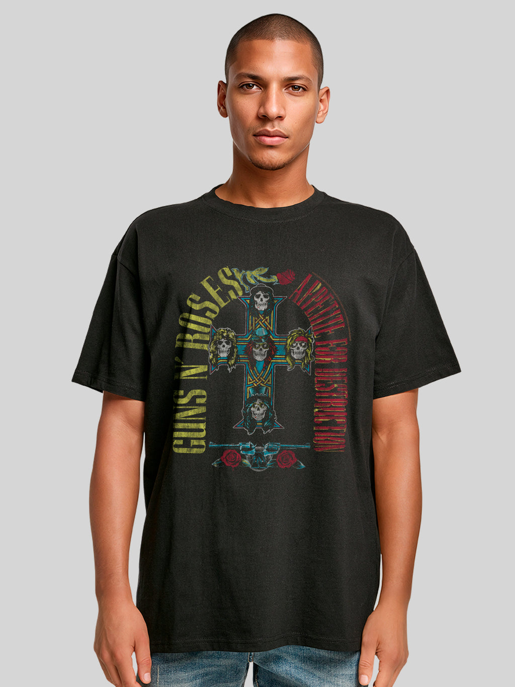 Guns N' Roses 1988 Tour Heavy Oversized T-Shirt
