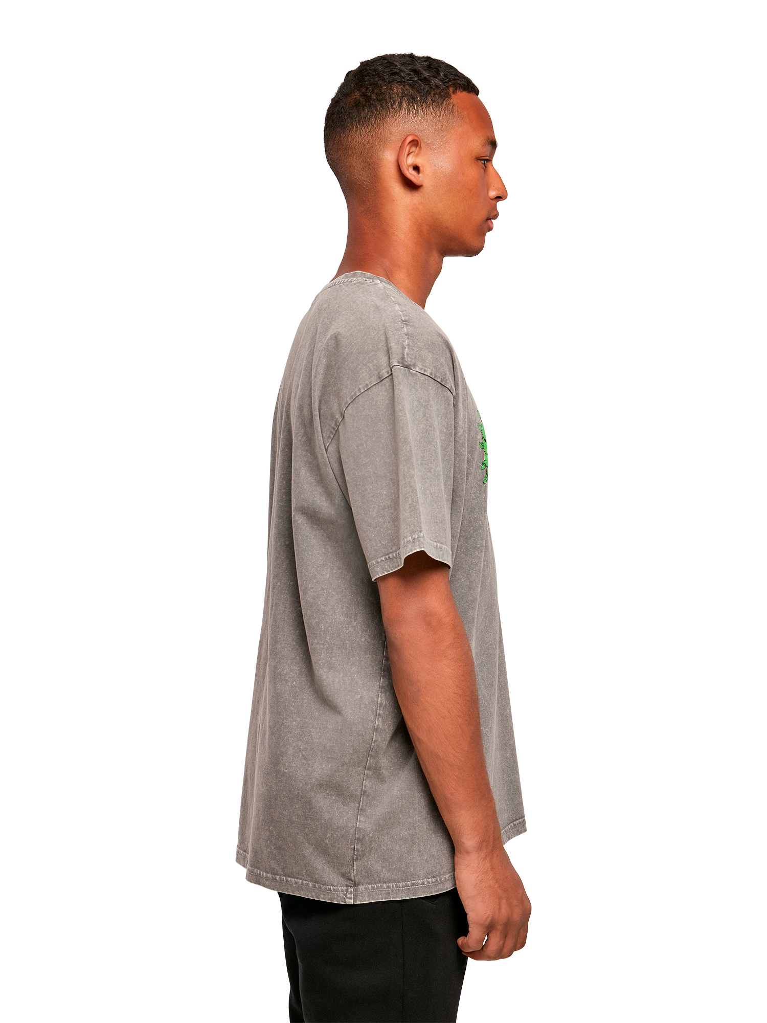 Centipede Atari Retro Gaming Art with Acid Washed Heavy Oversize Tee