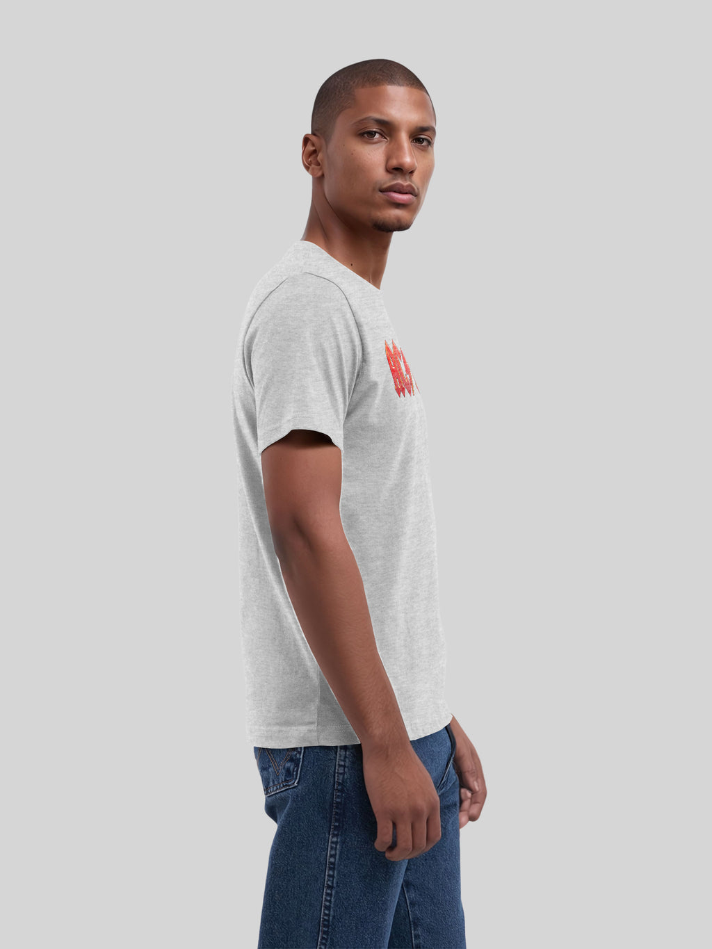 ACDC Dark Red Logo with True Blanks | Mens Regular Tee