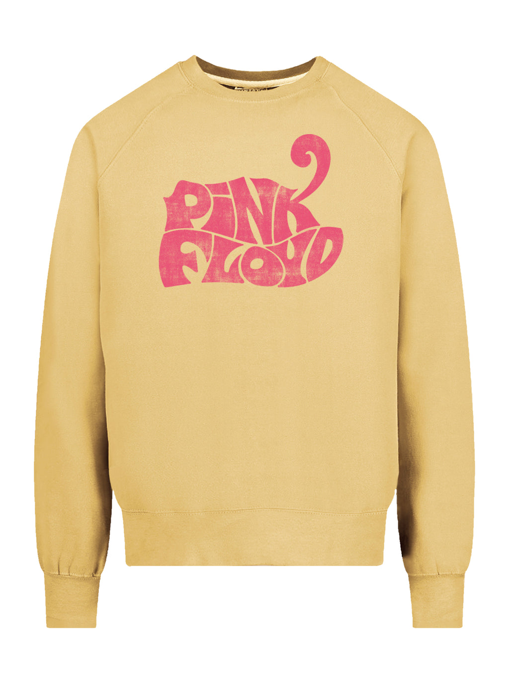Pink-Floyd-Retro-Logo-NAVY with Vintage Fleece Raglan Crew