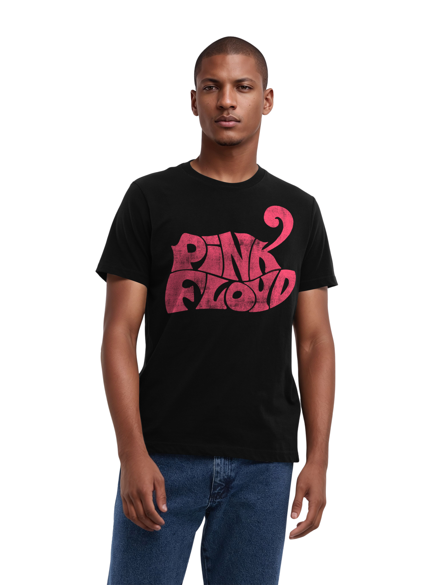 Camiseta orgánica de los hombres de Pink Floyd Retro Retro