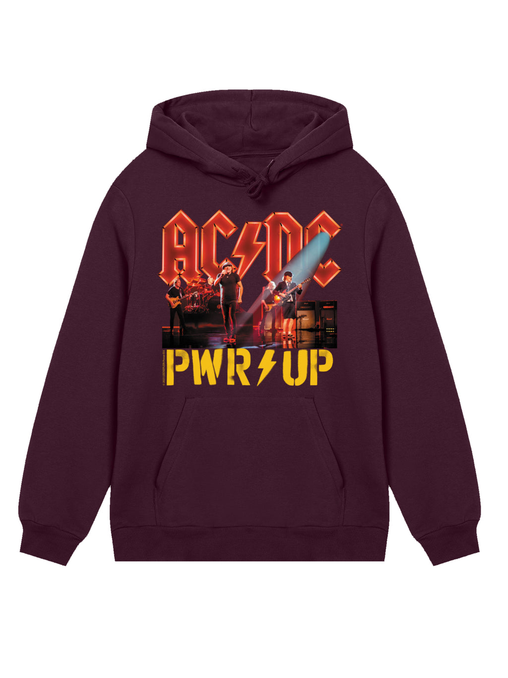 ACDC PWRUP Stage Lights con blancos verdaderos | Sudadera con capucha regular para hombres
