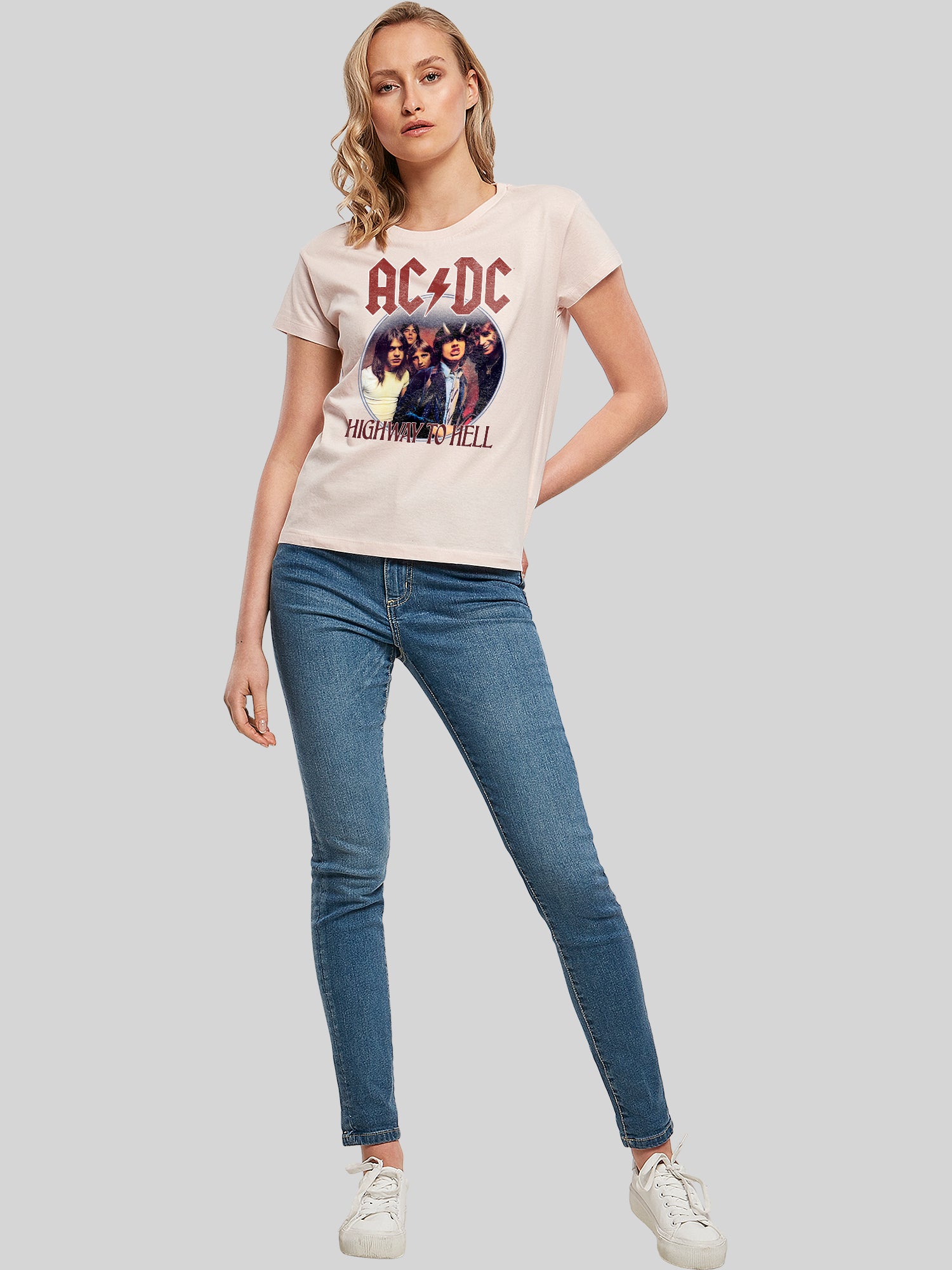 AC / DC Highway to Hell Circle Ladies Box T-shirt