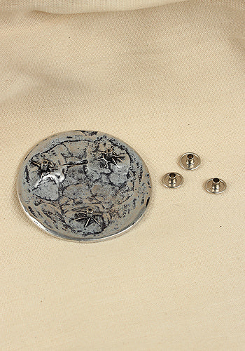 Viking Rivet-Plate Antique Silver