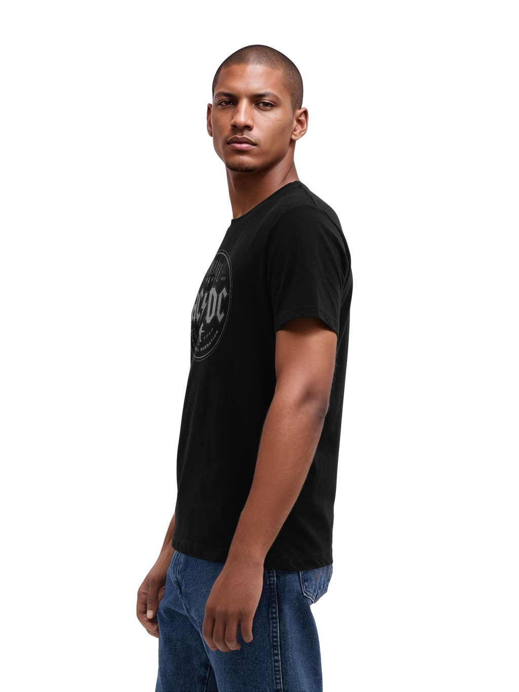 ACDC Rock N Roll Damnation with True Blanks | Mens Regular Tee