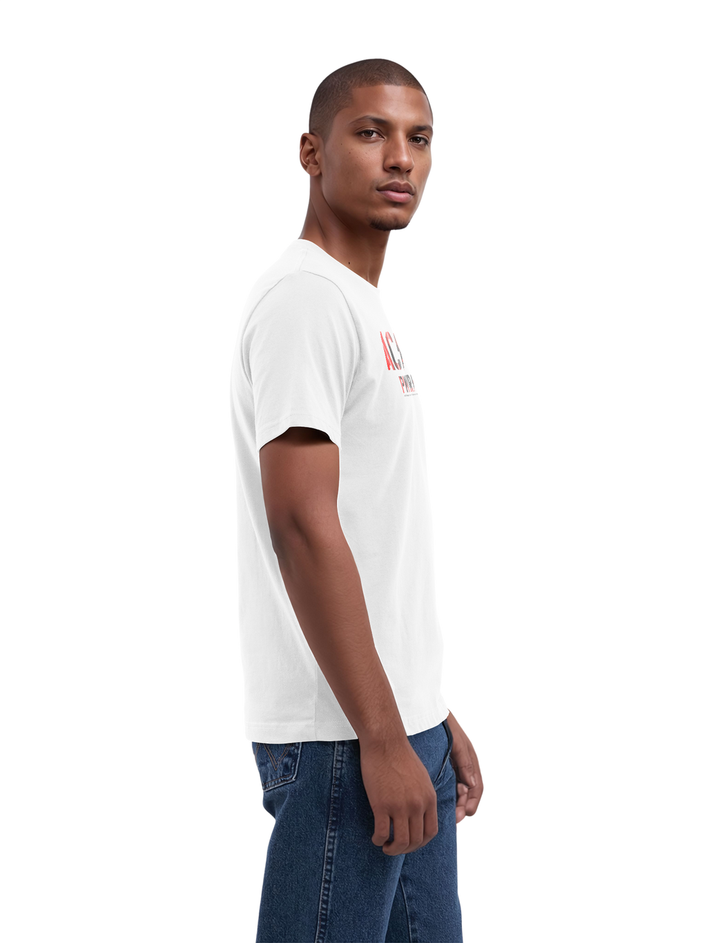 T-shirt organique du logo AC / DC Pwrup Photo