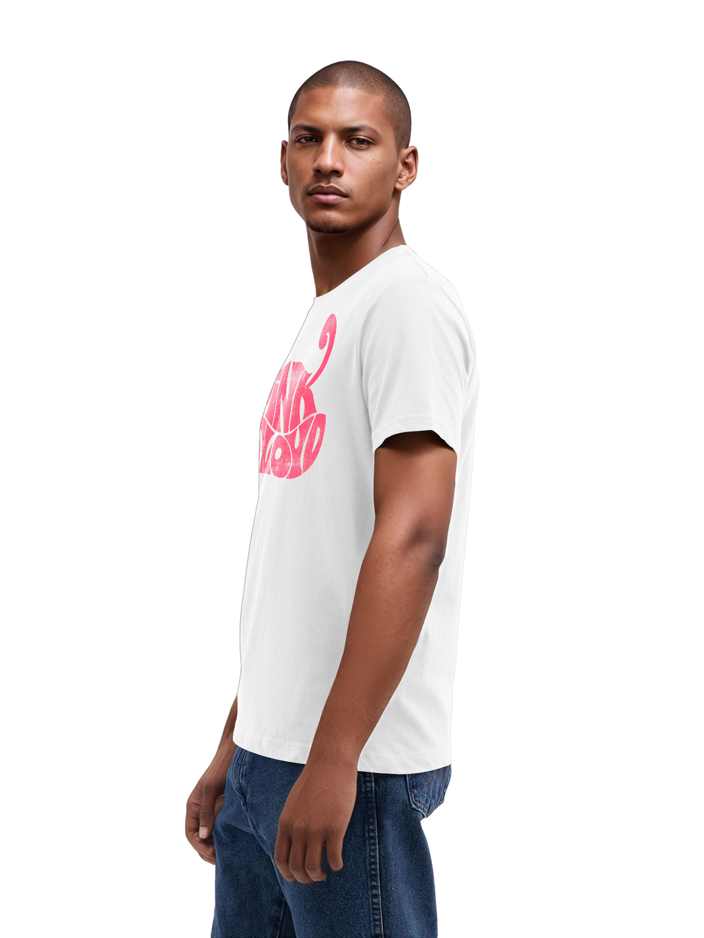 Pink Floyd Retro Logo Navy Men's Organic T-Shirt