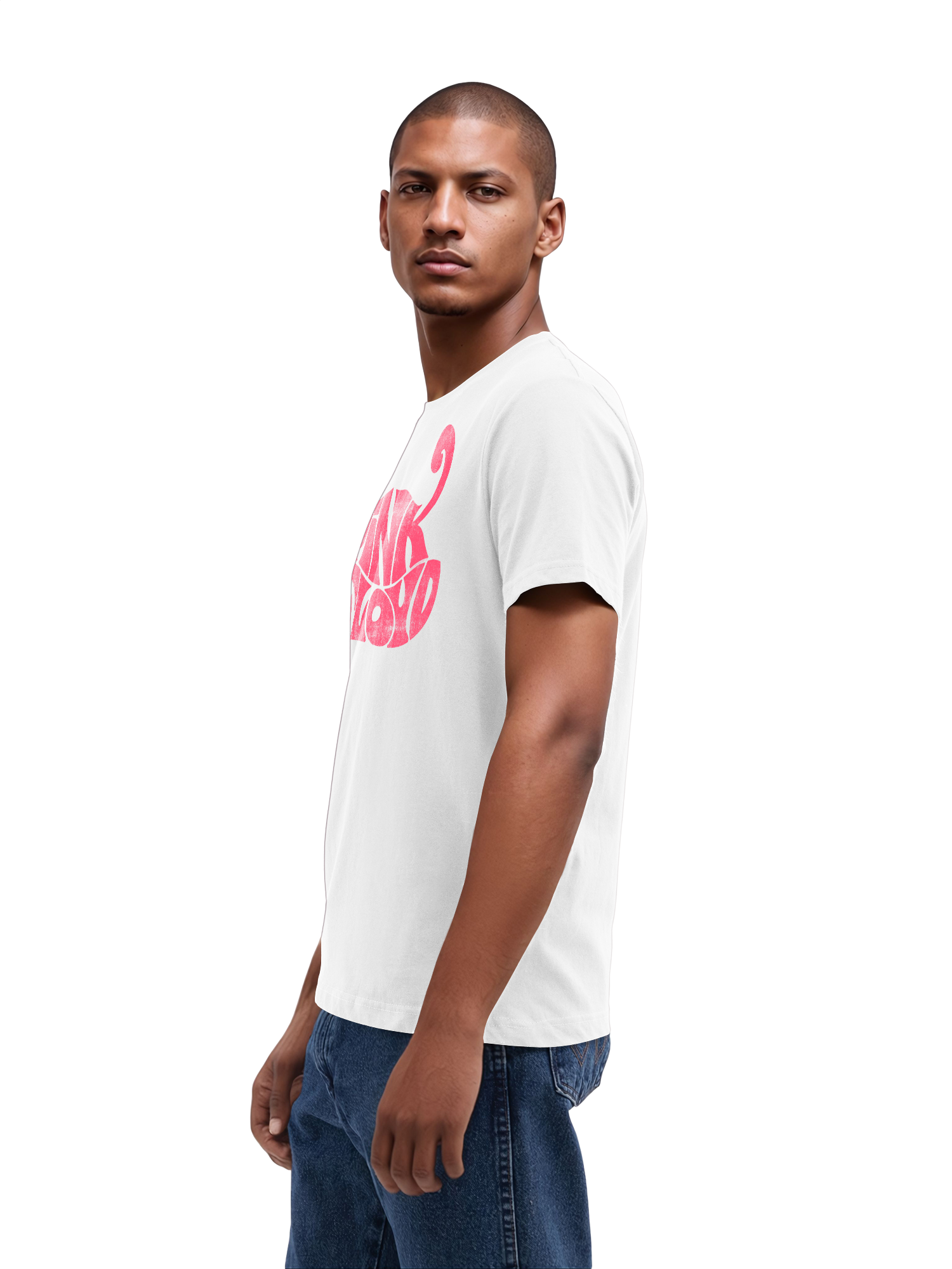 Pink Floyd Retro Logo Navy Men's Organic T-Shirt