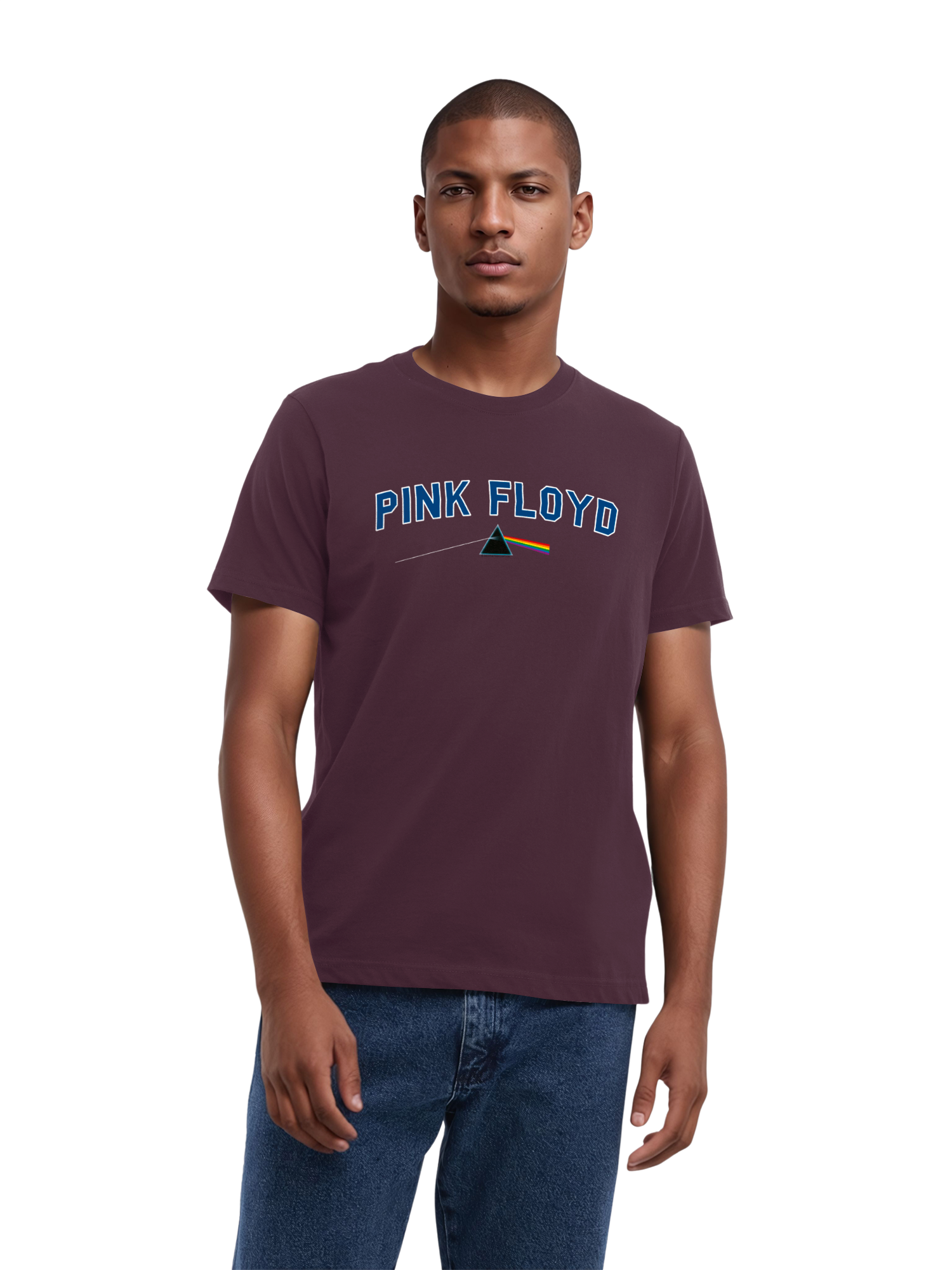 Pink Floyd College Prism with True Blanks | Mens Regular Tee