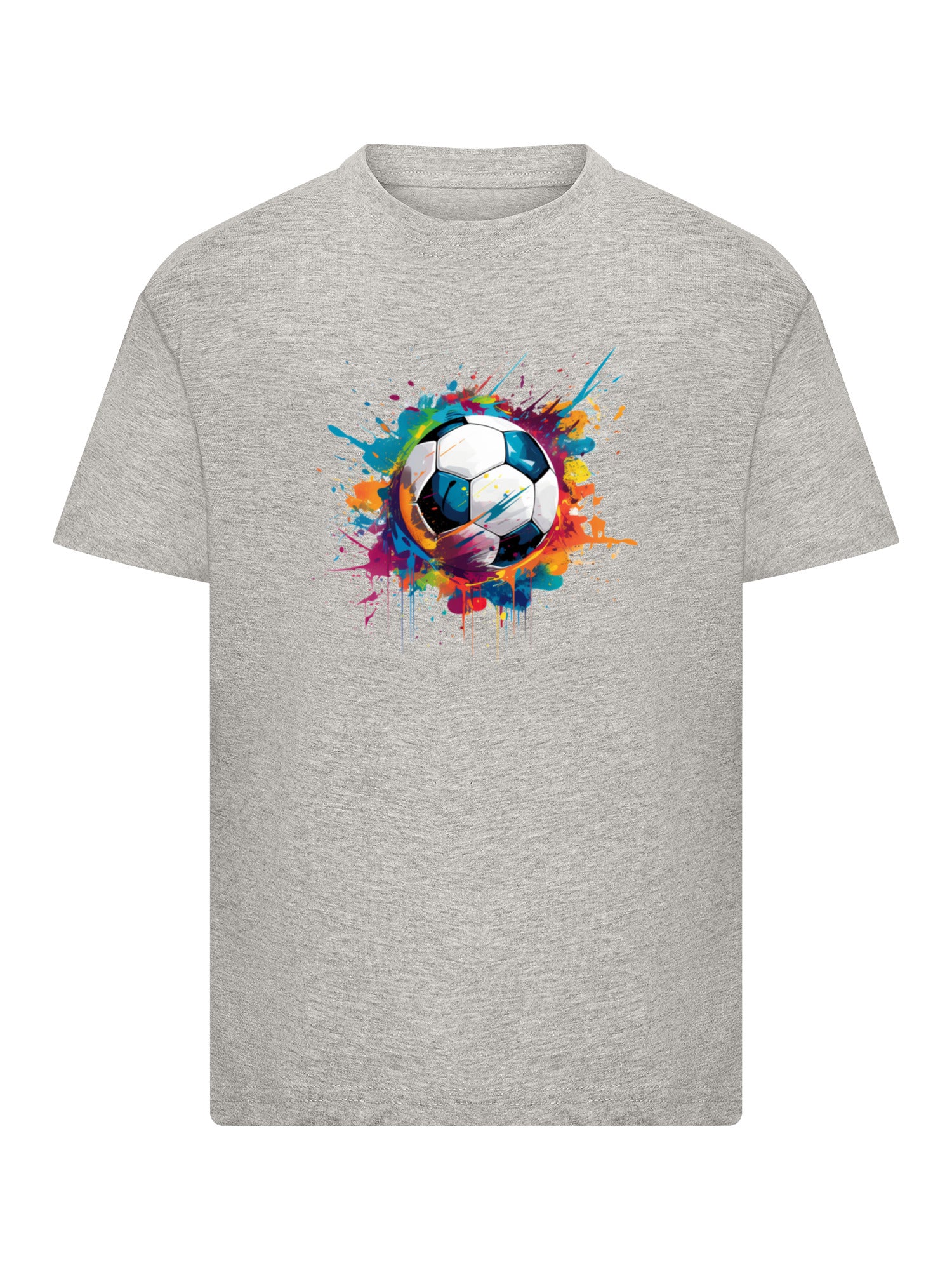 T-shirt pour enfants de ballon de football coloré