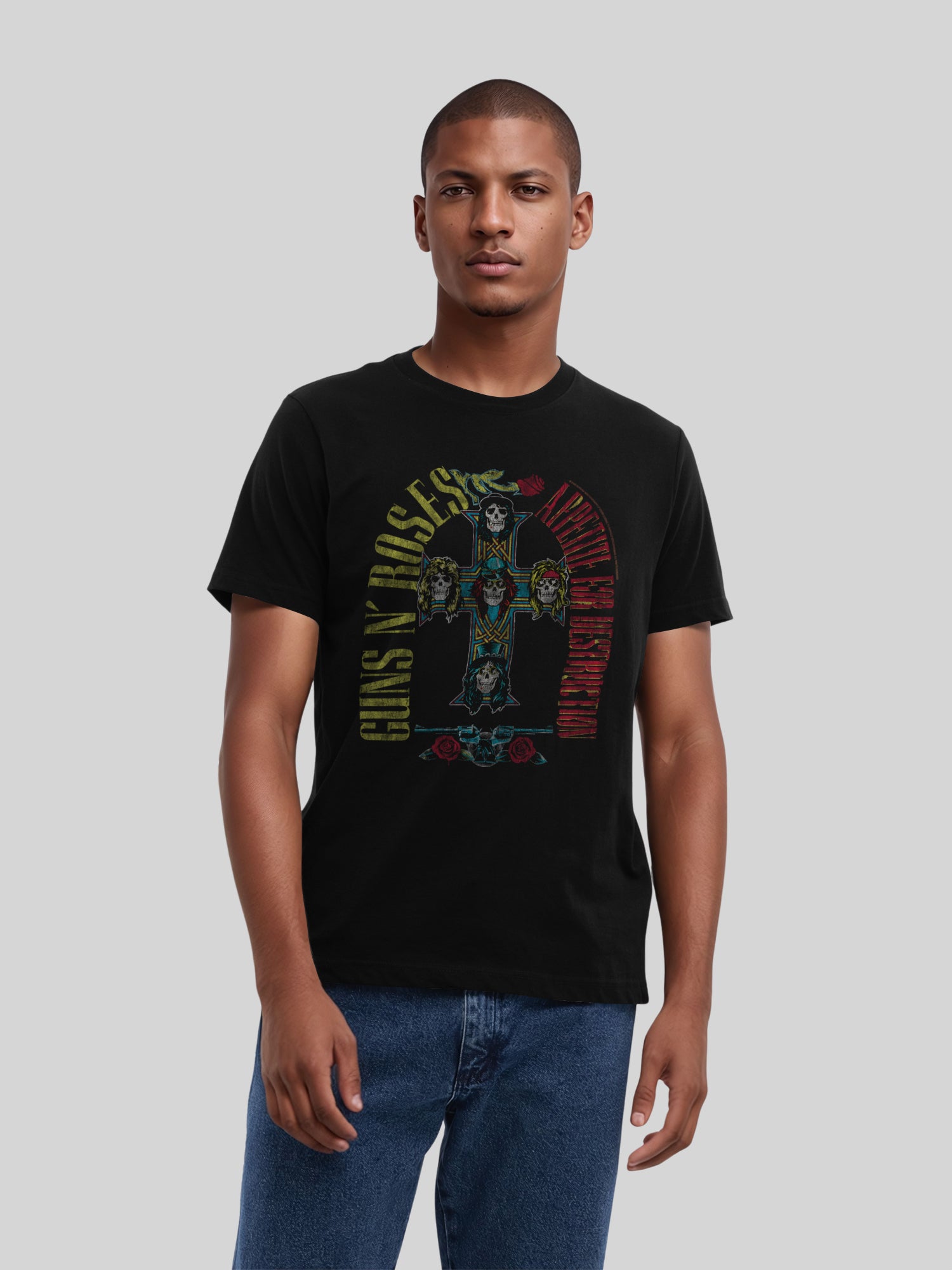 Guns N 'Roses 1988 Tour | Camiseta regular para hombres