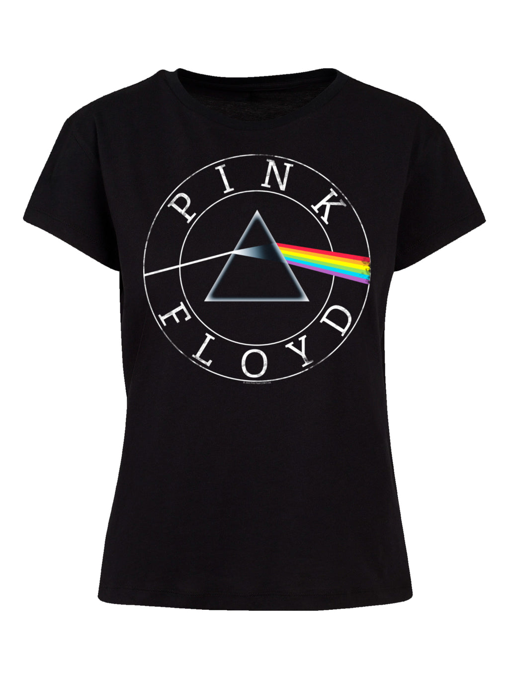 Pink Floyd Prism Circle Logo with Ladies Box Tee
