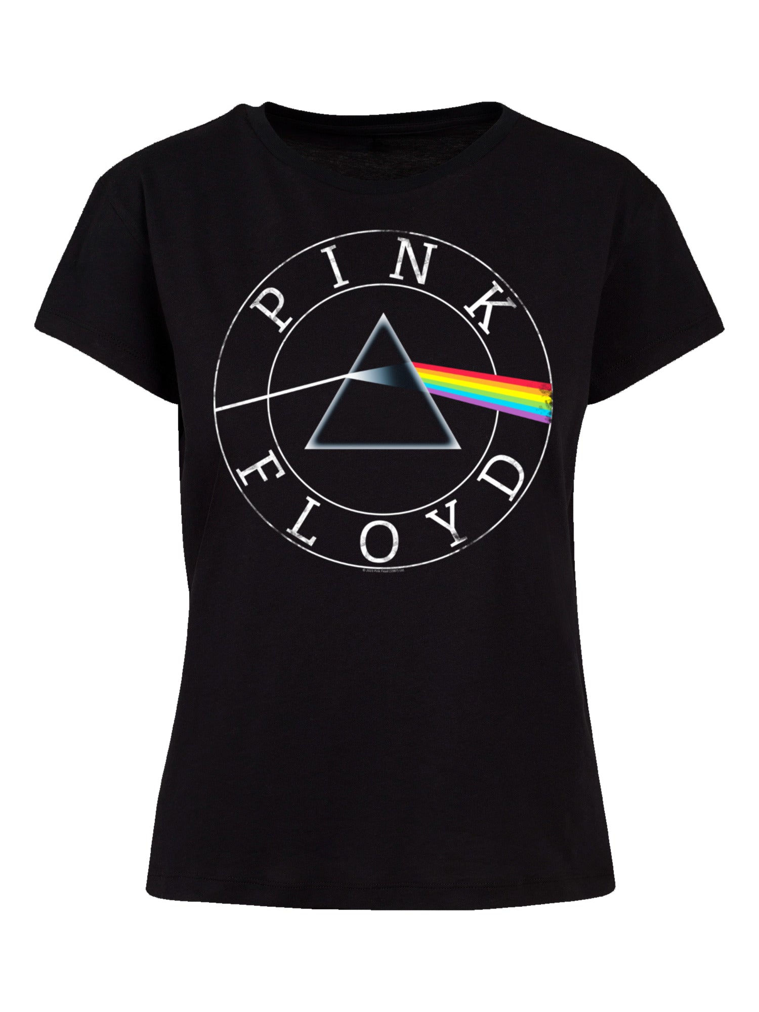 Pink Floyd Prism Circle Logo with Ladies Box Tee