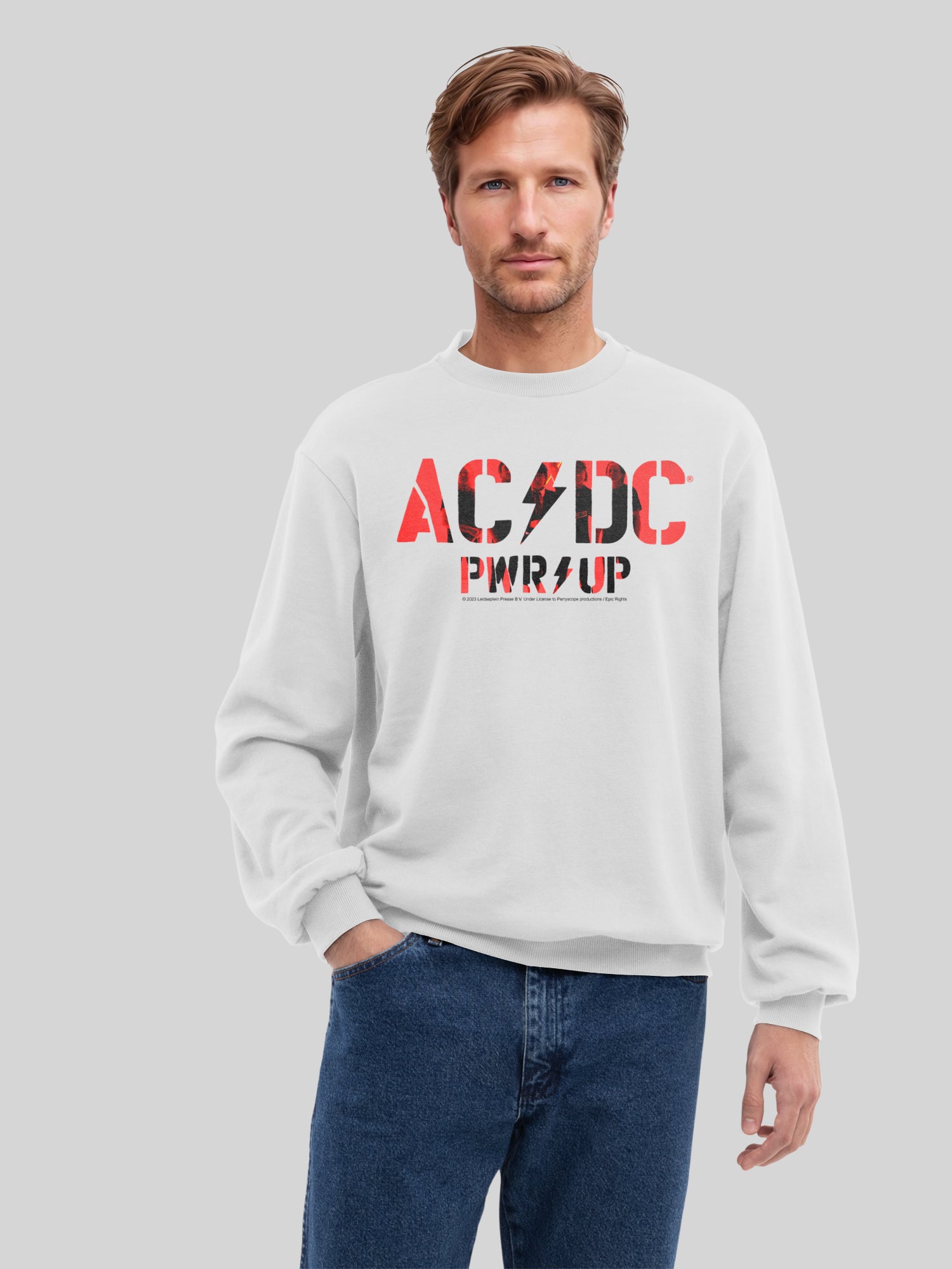 AC / DC Pwrup Photo Logo Sweat Organic