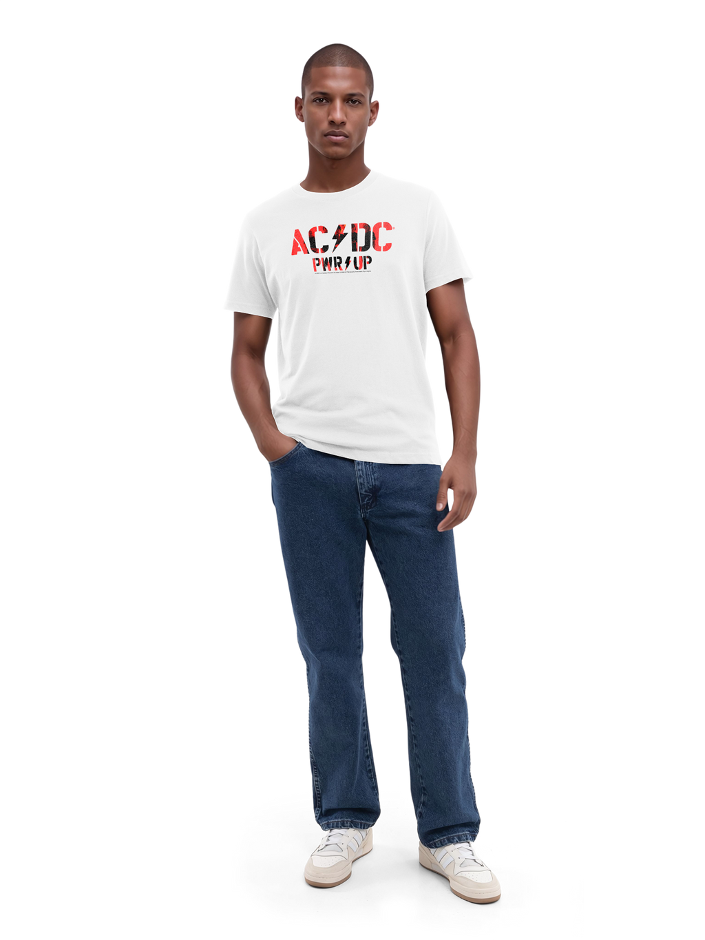 T-shirt organique du logo AC / DC Pwrup Photo