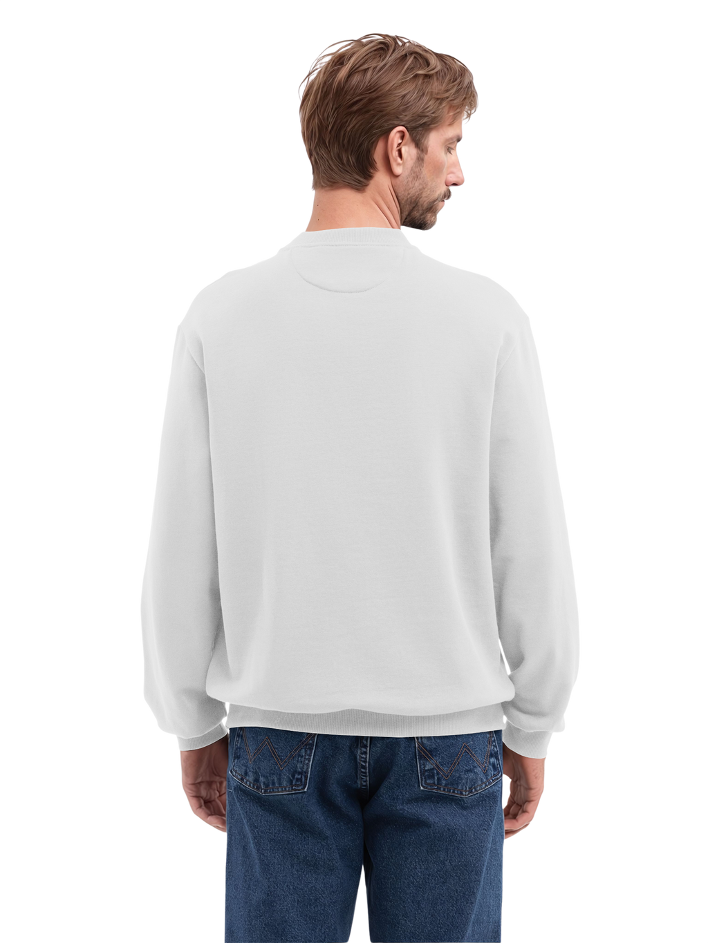 Sweat-shirt organique du logo AC / DC Black Outline